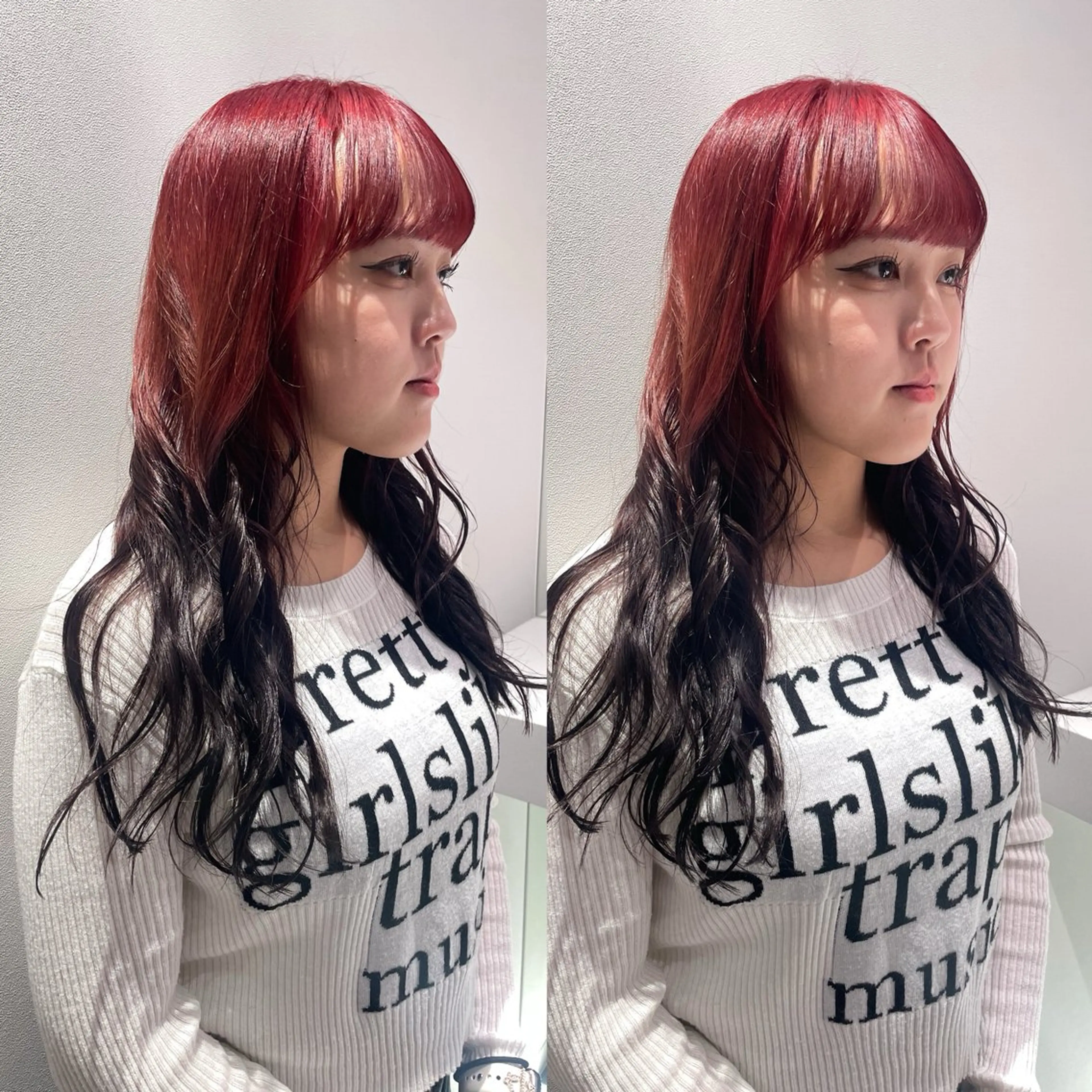 ロング カラー 佐野 えり奈のヘアスタイル