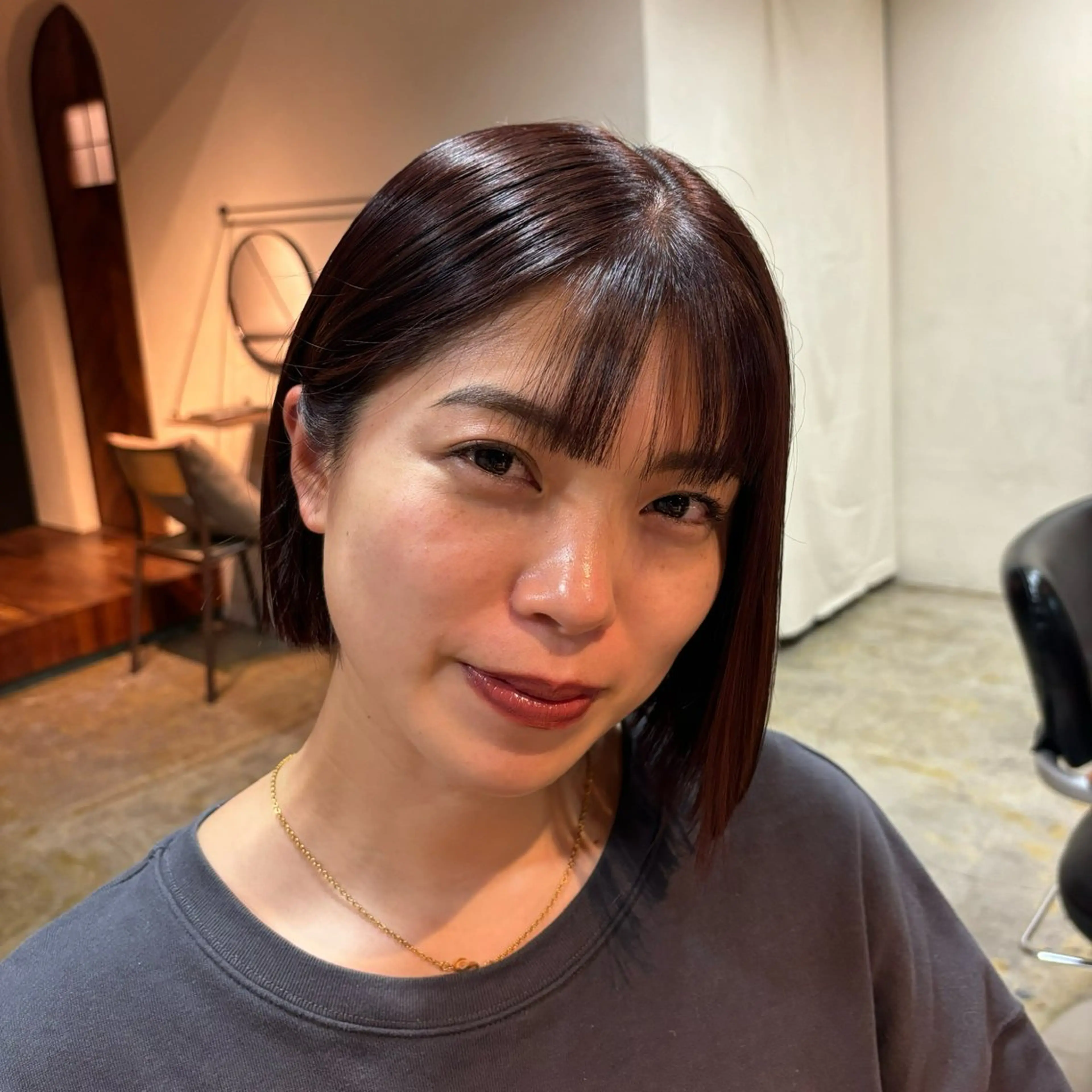 セミロング カラー ⌇🌹透明感カラー 🌹ᴍᴇɢᴜᴍɪ ⌇のヘアスタイル