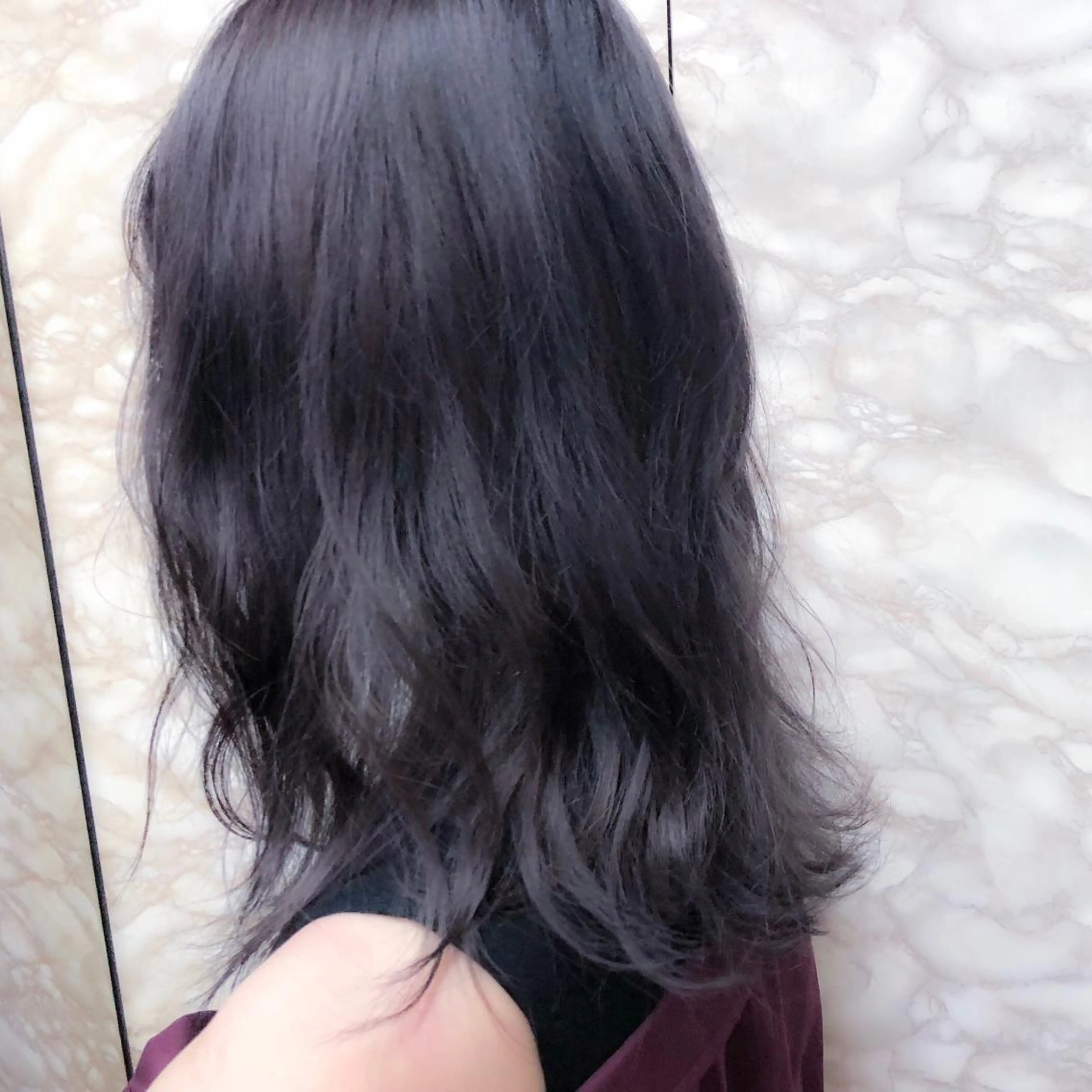 ミディアム カラー パーマ ヘアアレンジ グレージュ ラベンダーカラー ラベンダーグレージュ ラベンダーグレー ヘアカラー トリートメント TOMO GEEKS代表のヘアスタイル