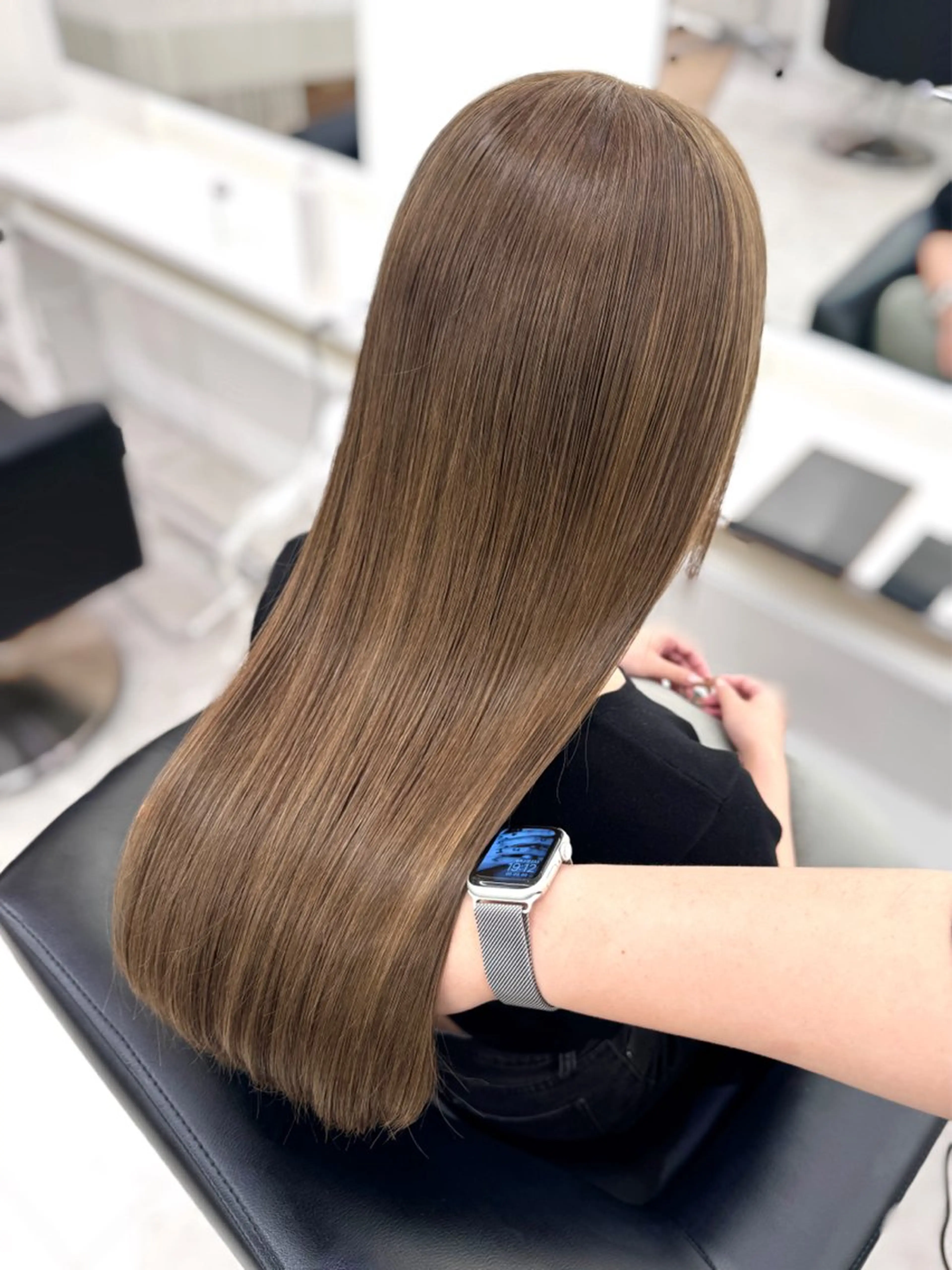 ロング カラー カット ヘアカラー ♡ParveMix NANO♡のヘアスタイル