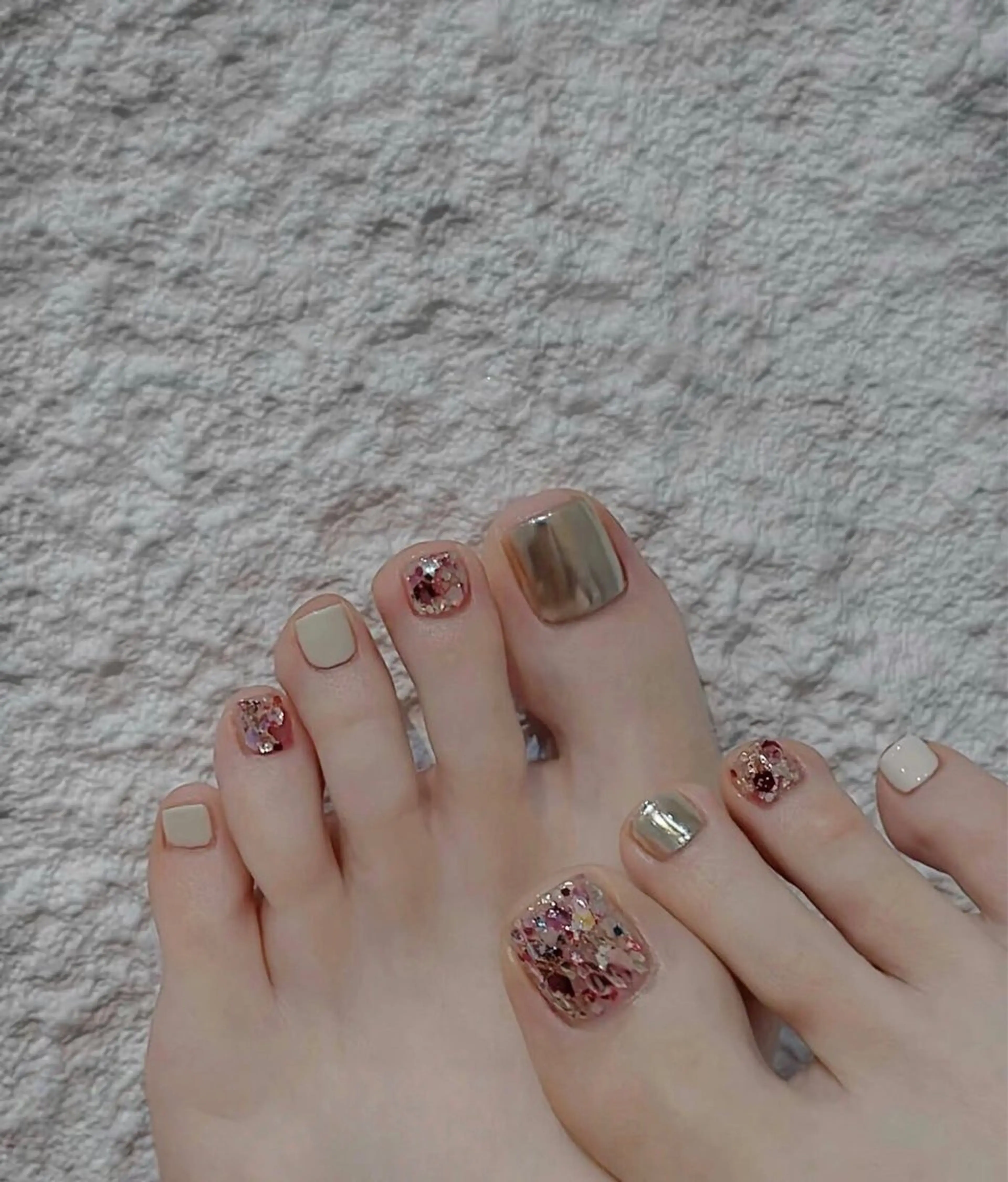 ハンド+フットネイル同時持ち込みディザイン12785円の写真