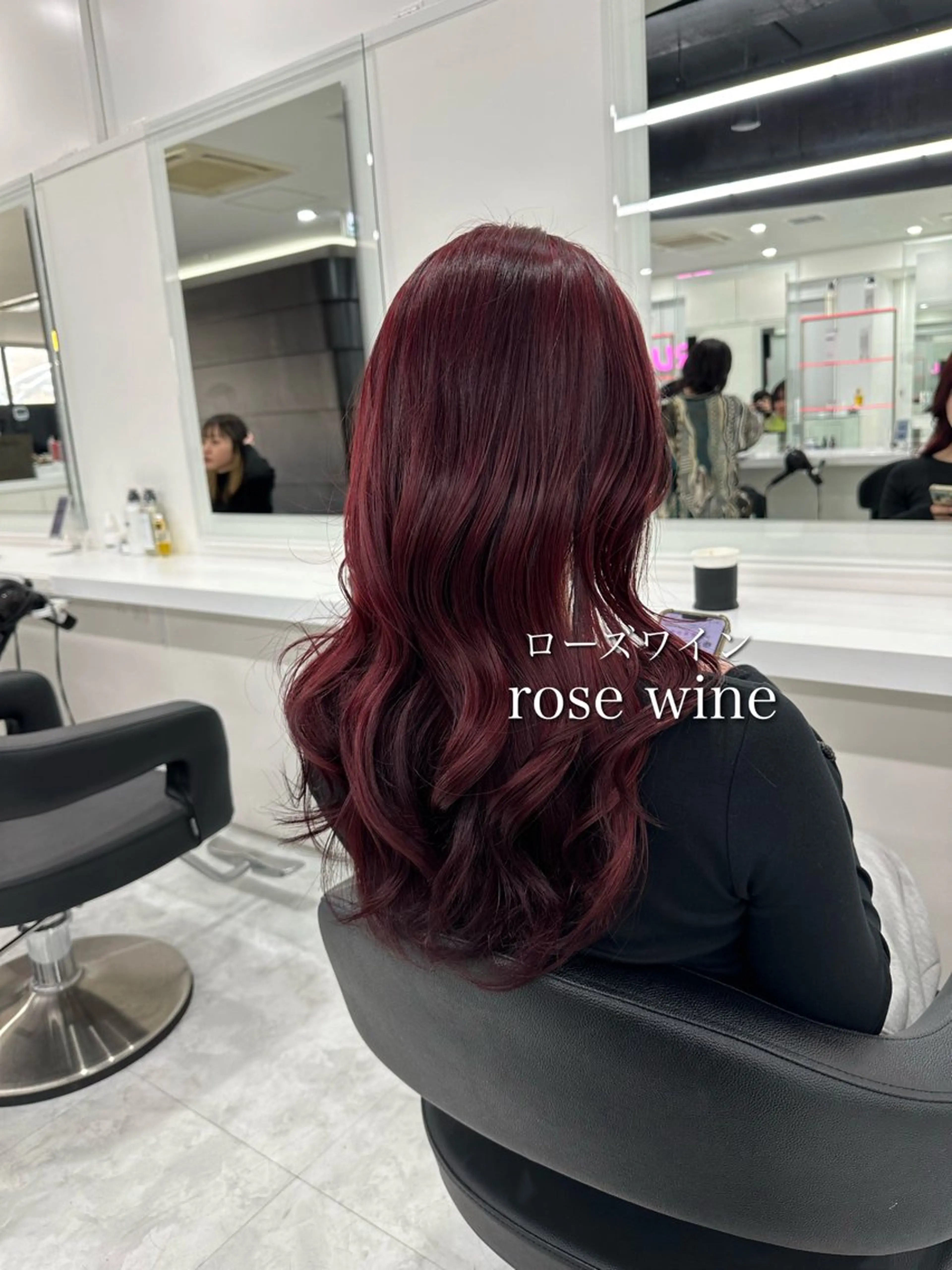 ロング カラー カット ヘアカラー ブリーチなしトレンド SHUSAKUのヘアスタイル