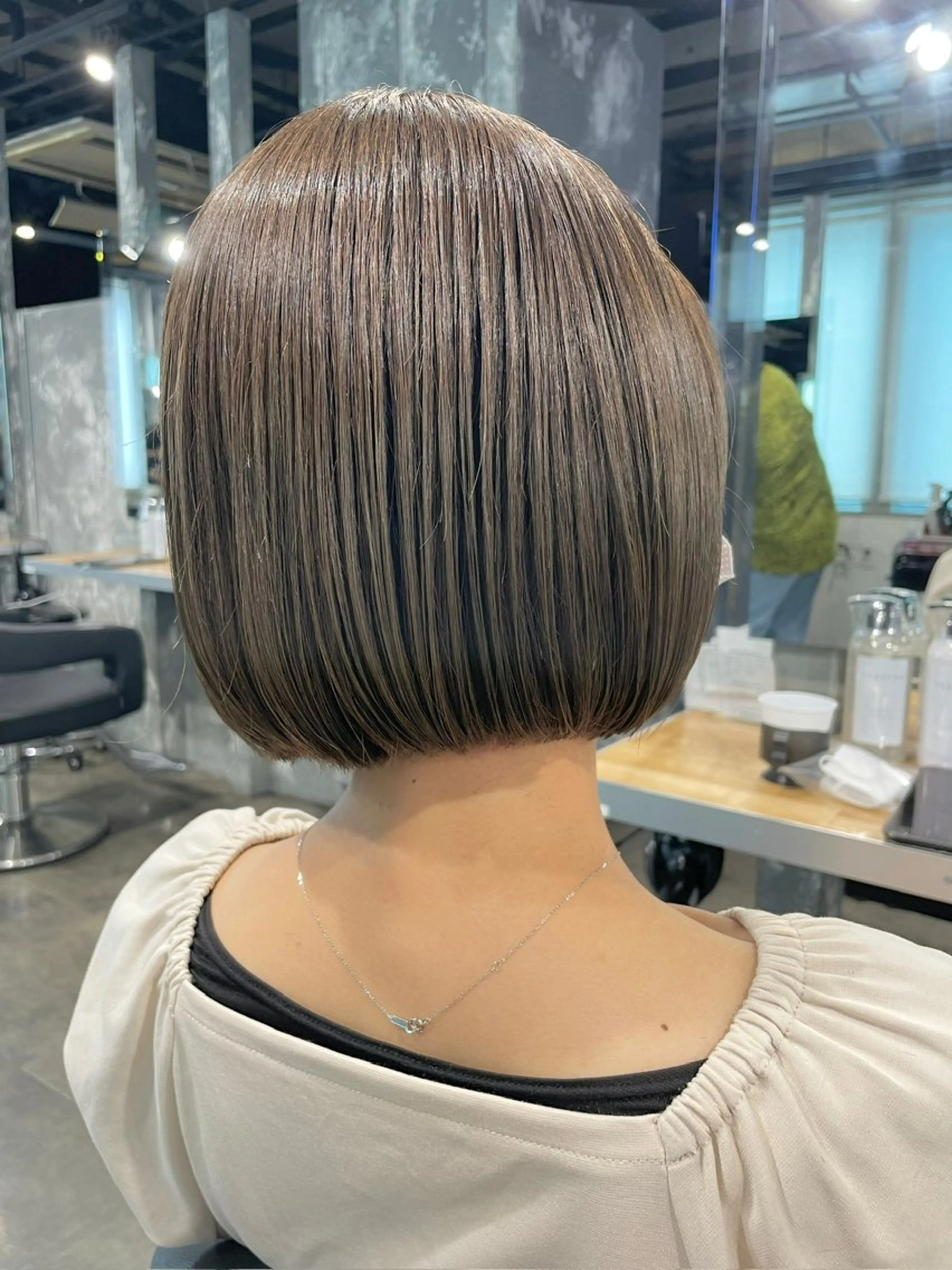 ショート カラー ヘアアレンジ Over hair_ misakiのヘアスタイル
