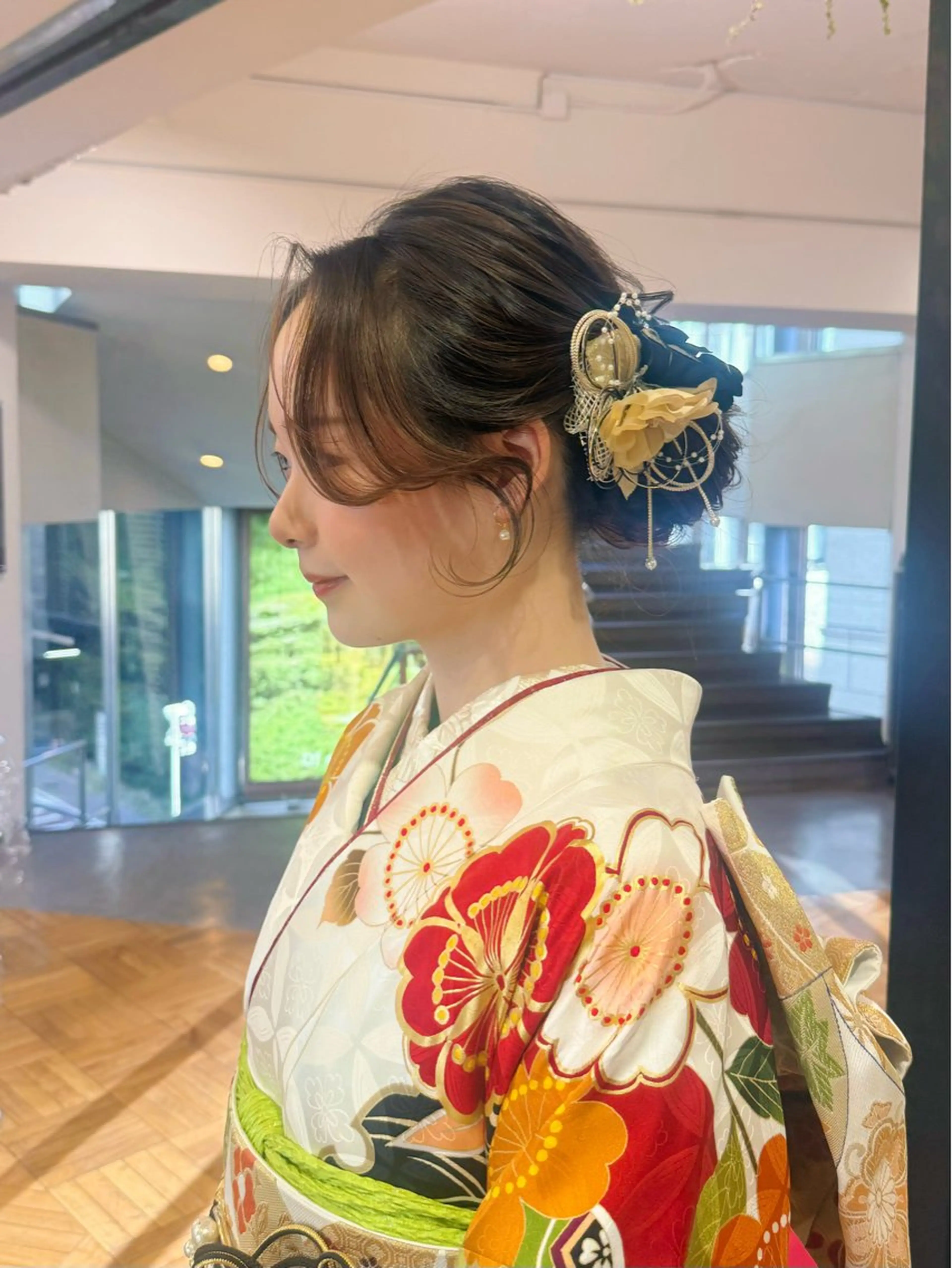 ロング ヘアアレンジ ヘアアレンジ 表参道 💠Ayano💠のヘアスタイル