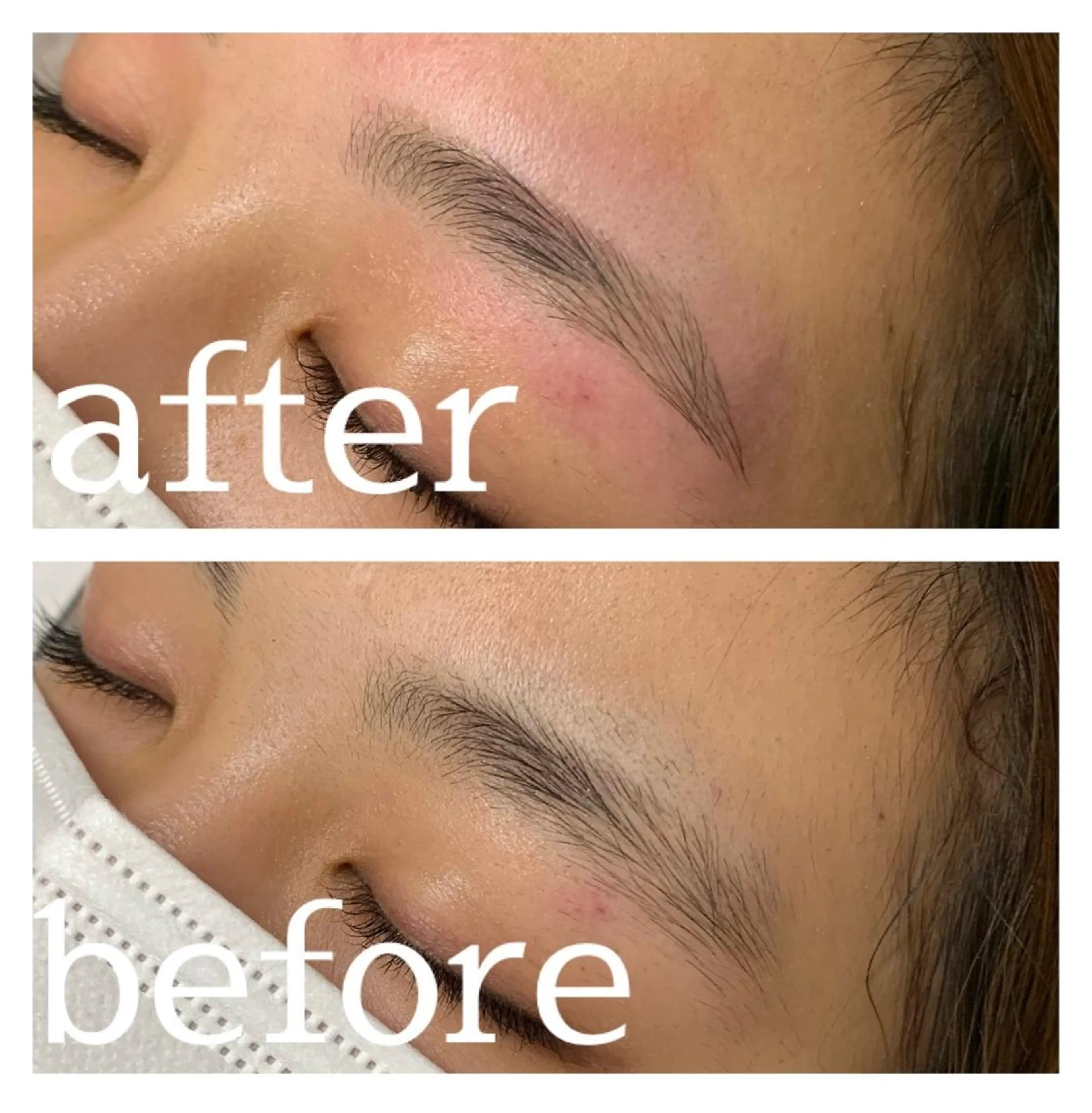 アイブロウ ワックス脱毛 iolo nakajimaのマツエク・マツパデザイン