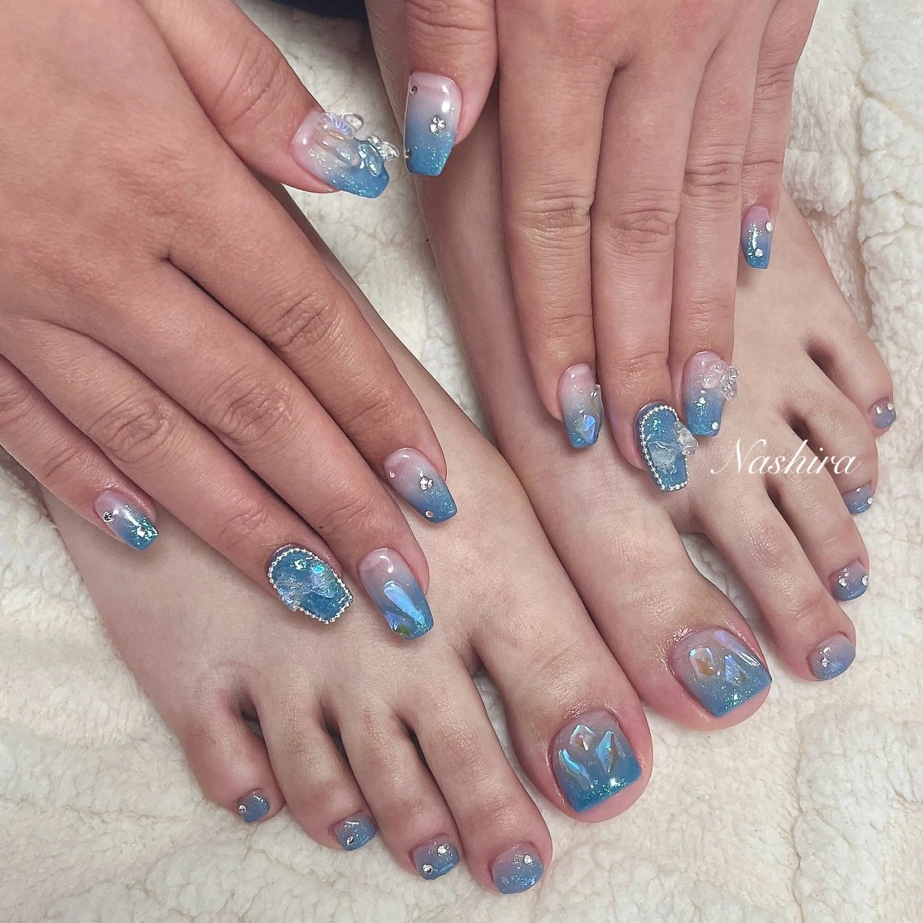 ネイル フットネイル Nashira moeのネイルデザイン