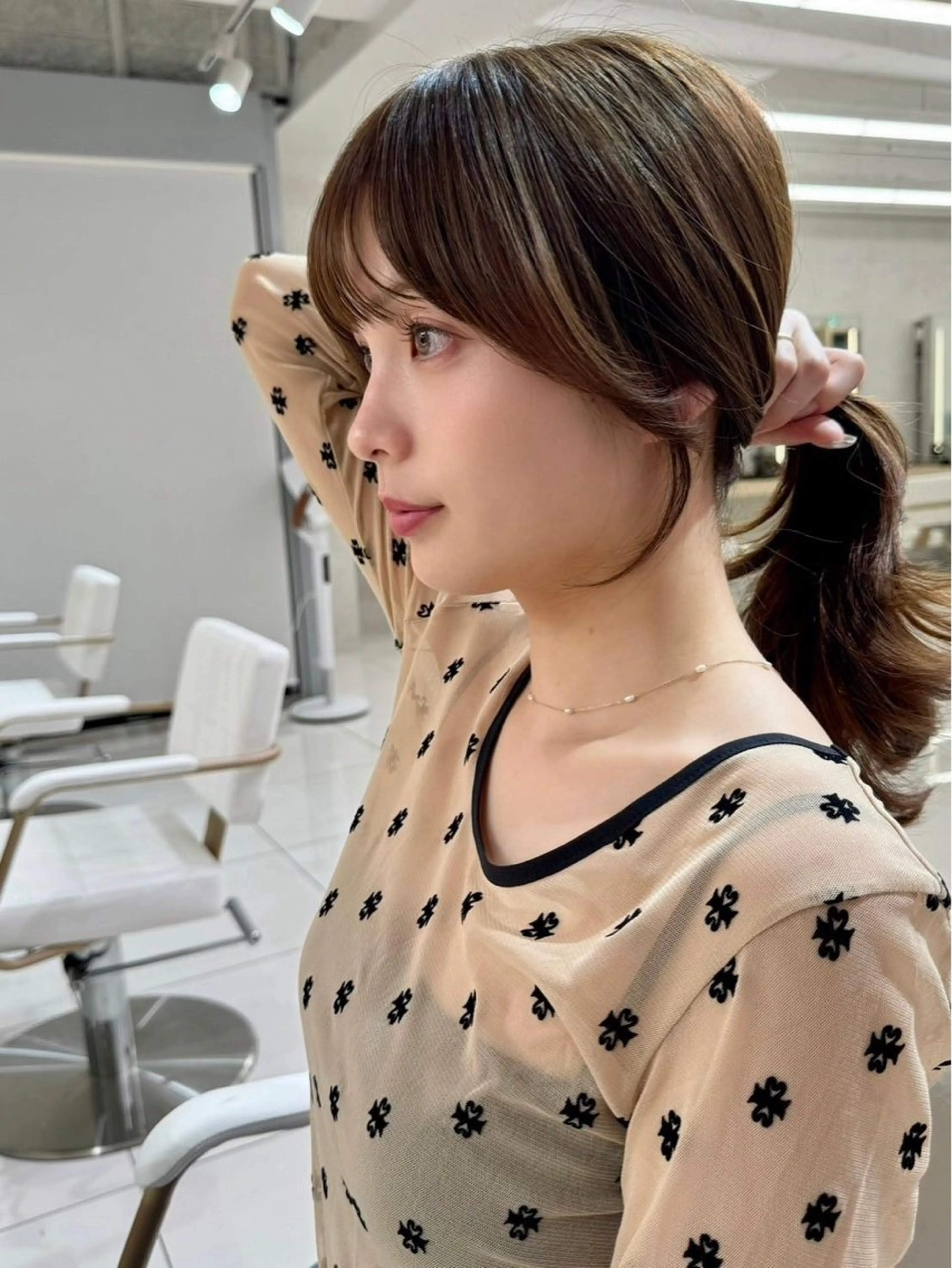 セミロング 【韓国ヘア】公式 🇰🇷Ash中野のヘアスタイル