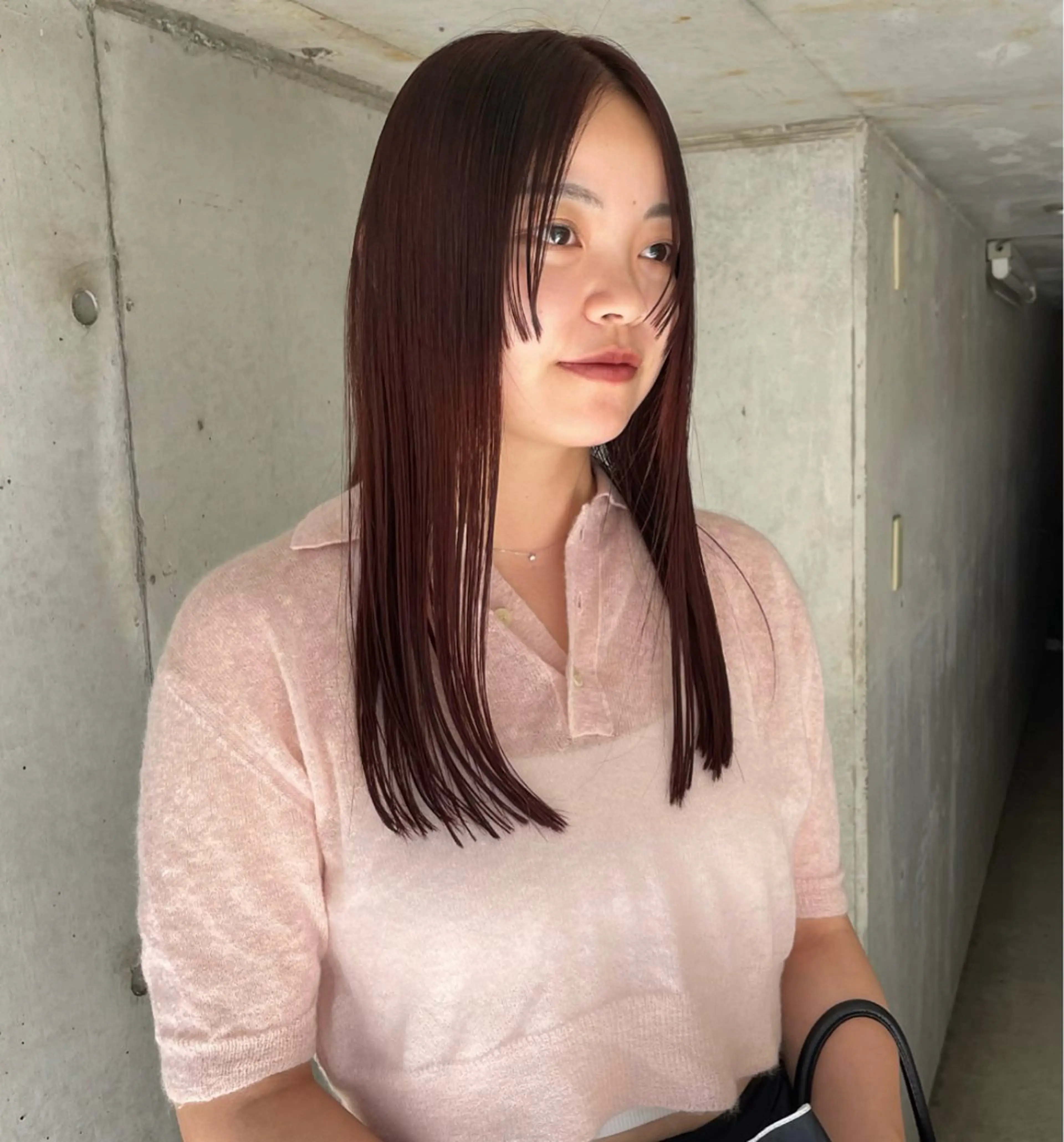 ロング カット ヘアカラー トリートメント chiharu ボブ/レイヤーのヘアスタイル