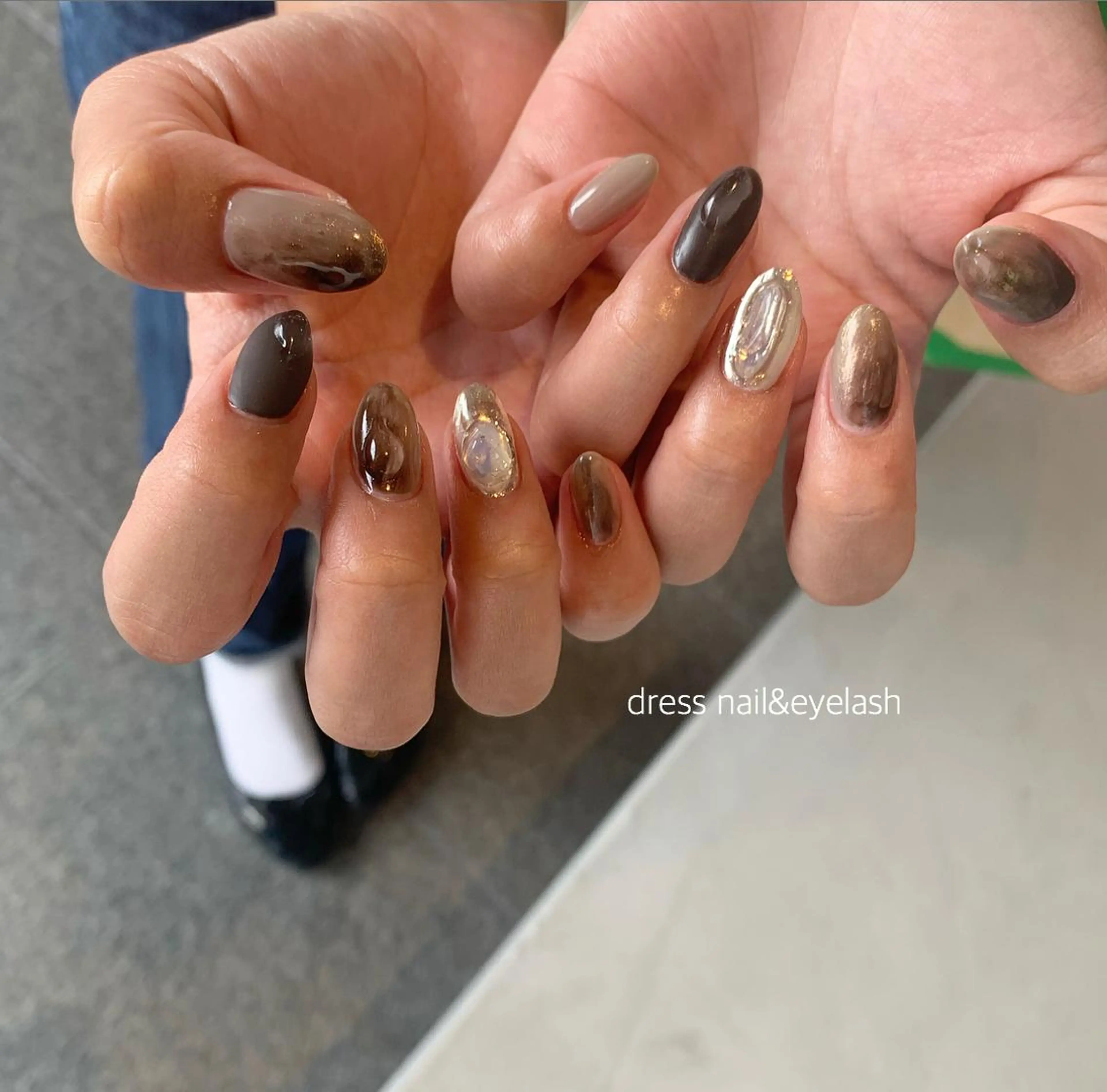 ネイル ハンドネイル にしぐち はるかのネイルデザイン