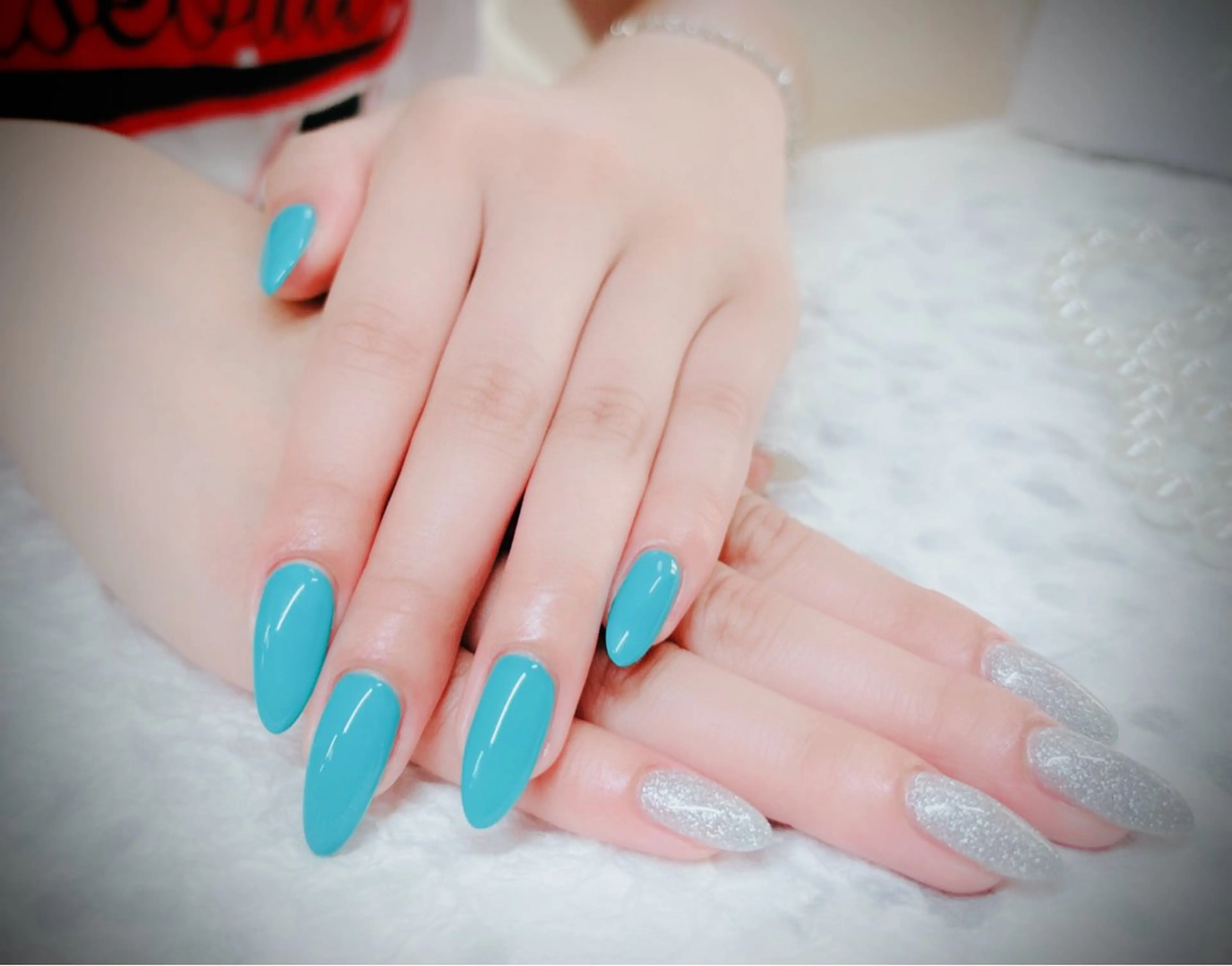 【Hand】【フィルイン】ワンカラ/ラメグラ￥2980の写真