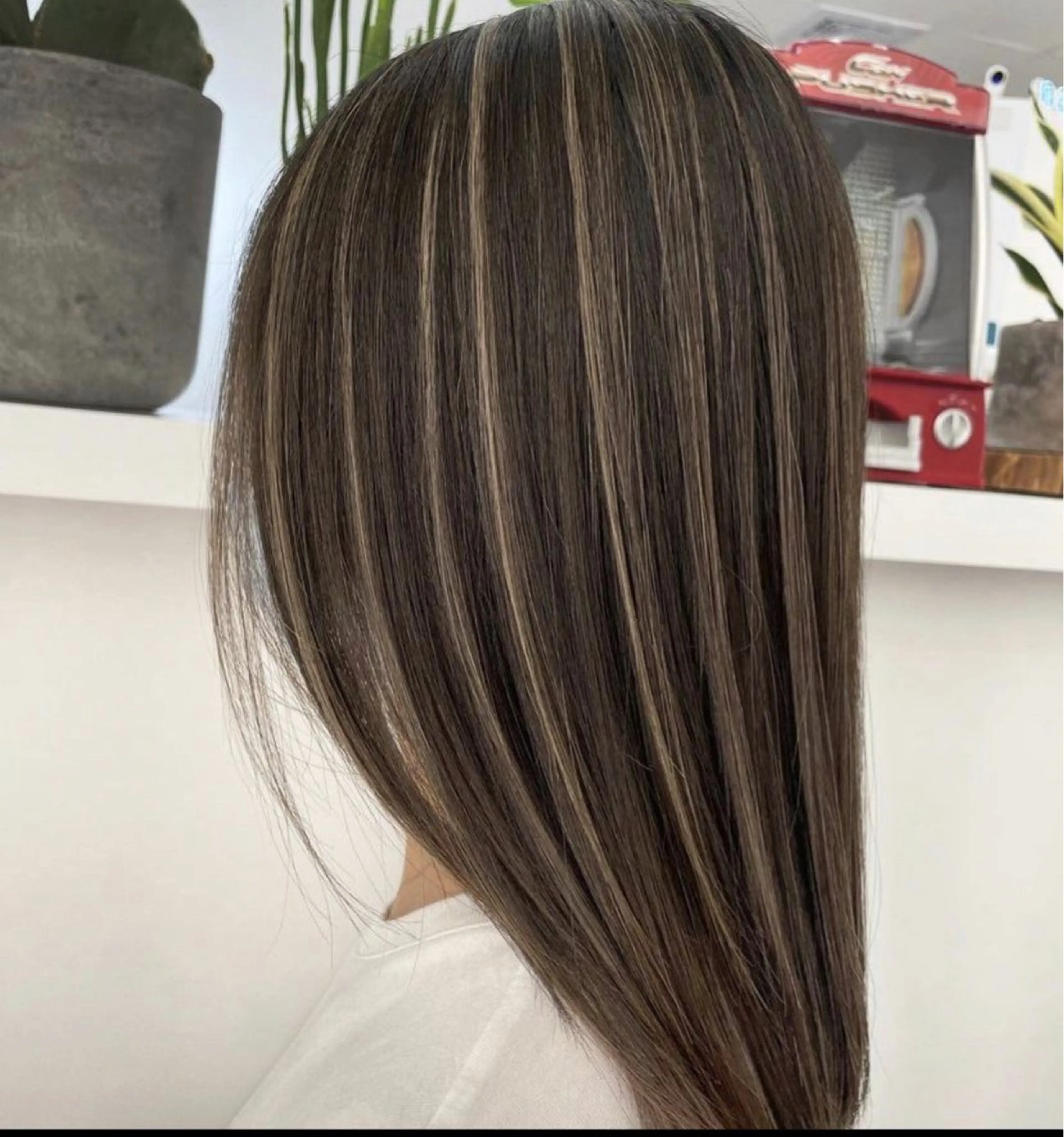 「‎明日19時30分~」🤍🖤ハイライトカラー🖤‎🤍⋆͛*͛➕3stepトリートメント♱の写真