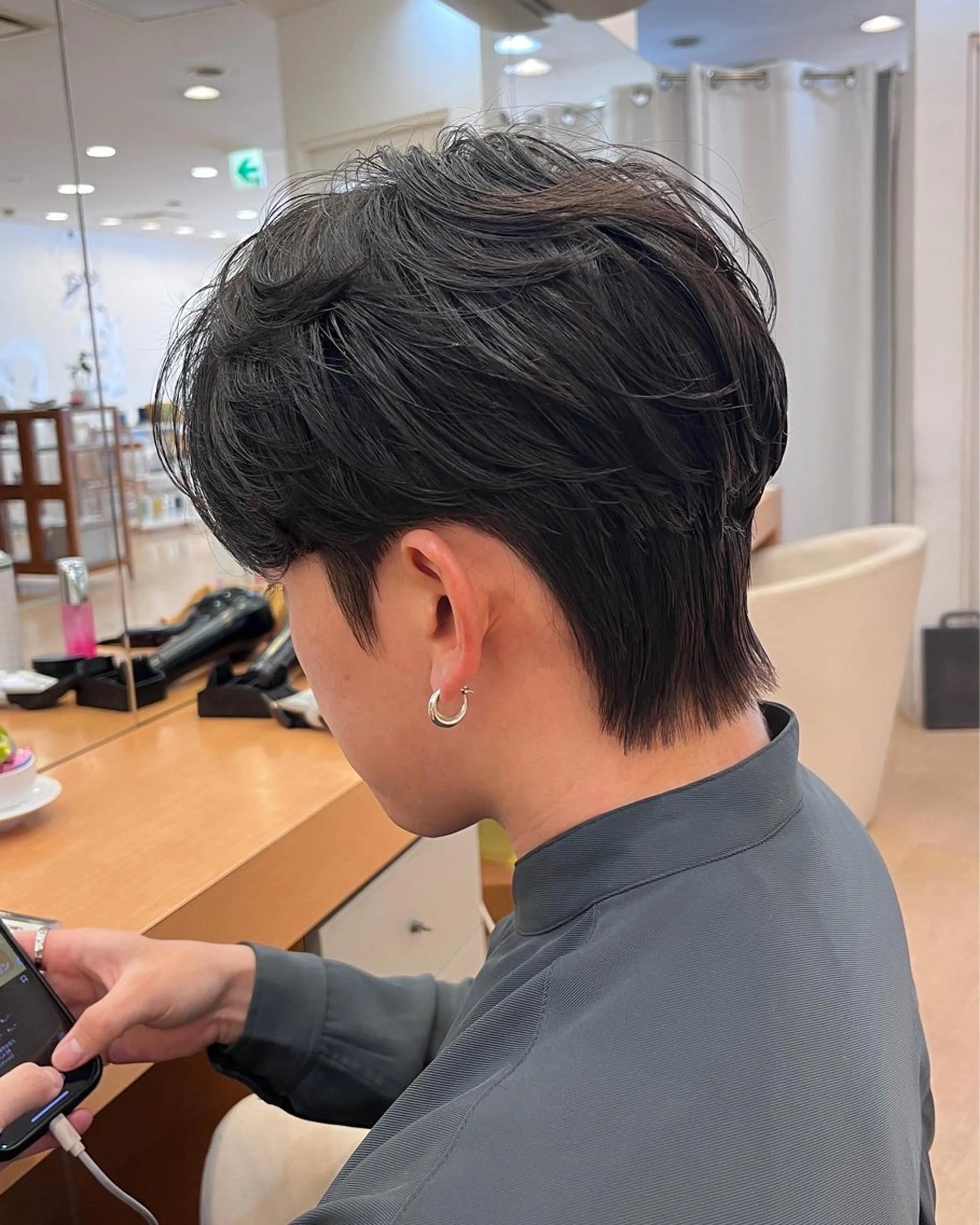 💠スタイルチェンジ💠メンズカット+カールパーマ+ダウンパーマ🩵の写真