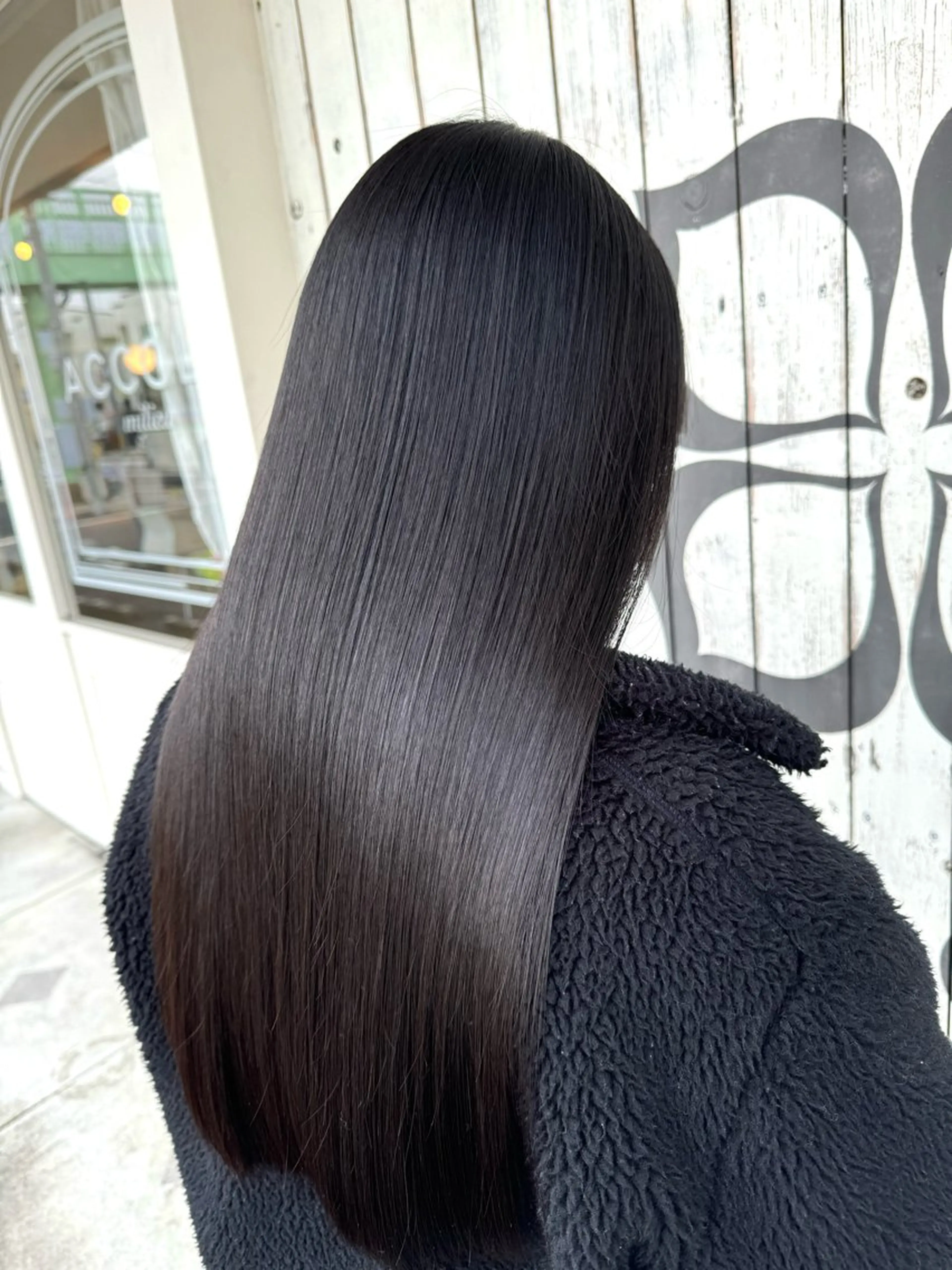 ロング 縮毛矯正 中川 真帆のヘアスタイル