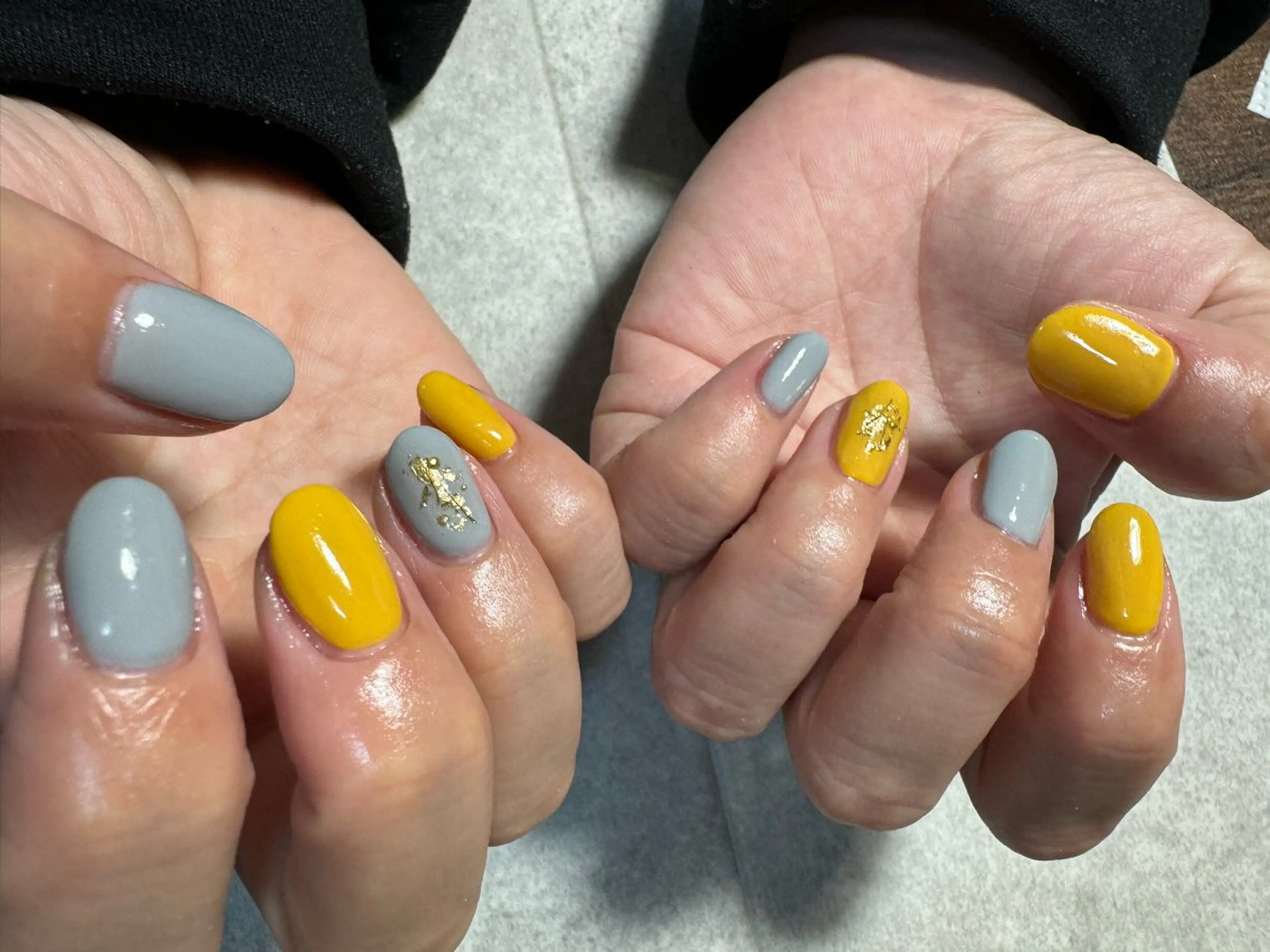 ✮꙳ハンドネイル𓂃𓂂𓏸（ワンカラー・ラメ・ニュアンス等）の写真