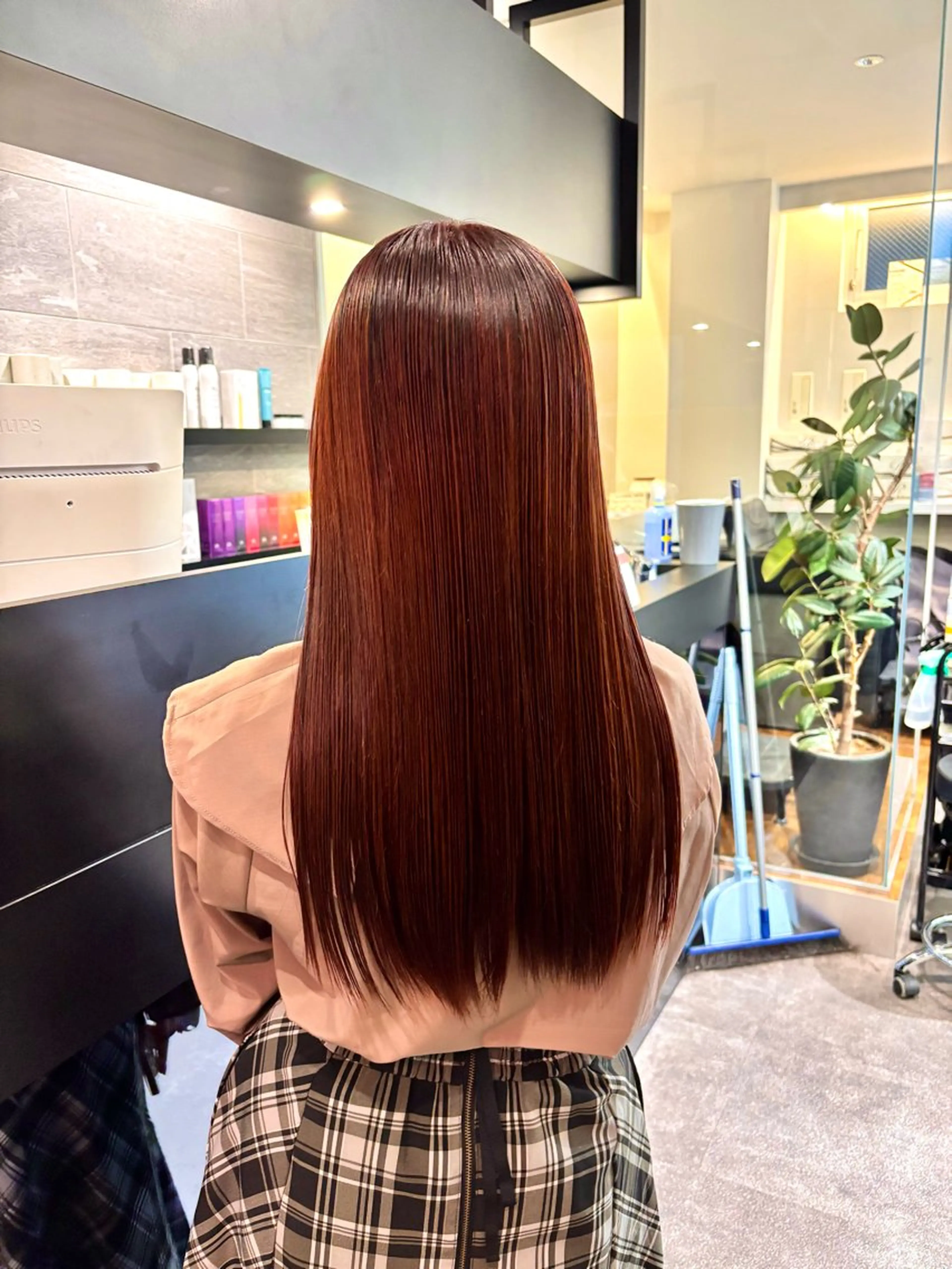 ロング カラー ブリーチなし ダブルカラー/ゆなのヘアスタイル