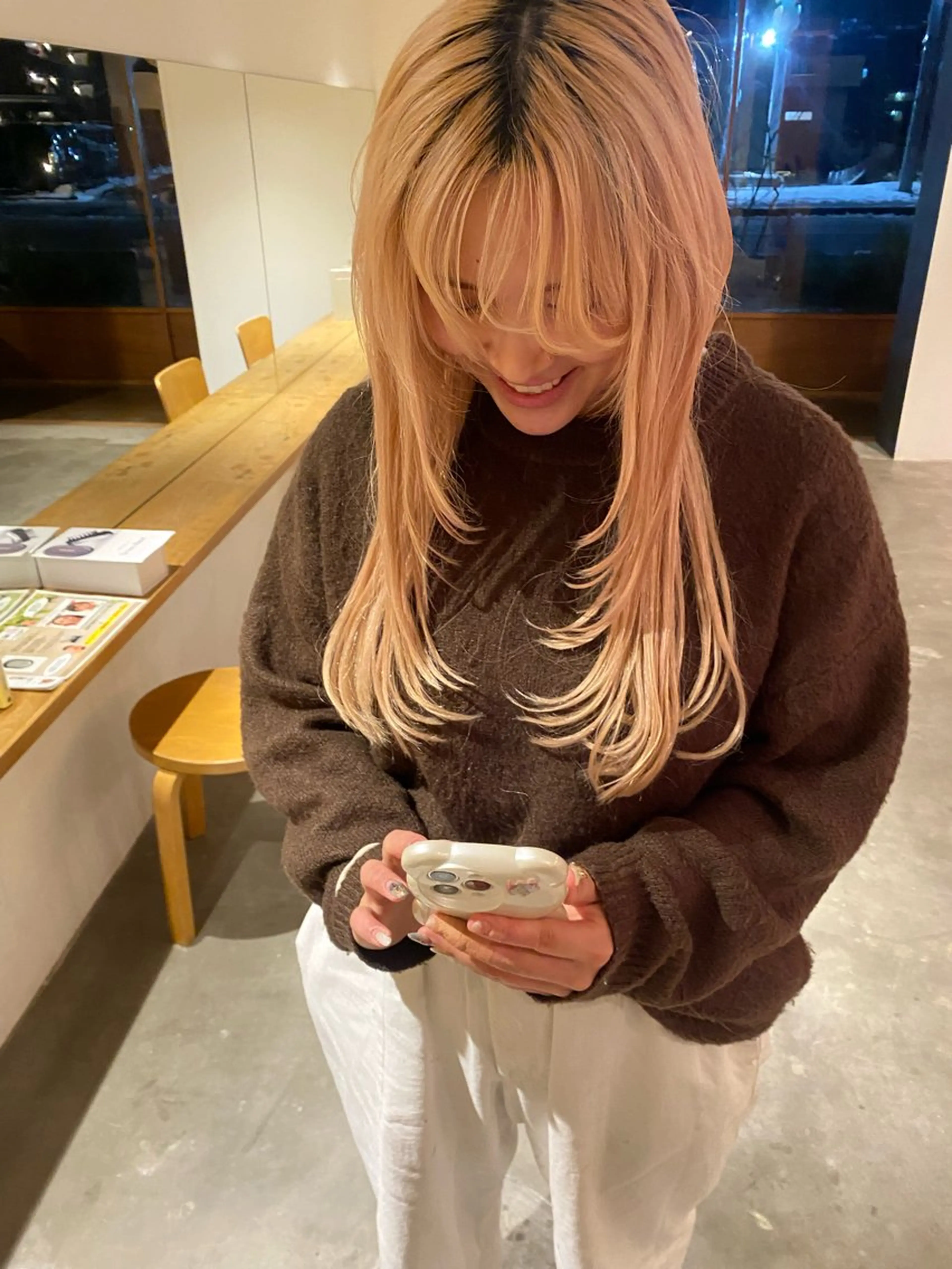 ロング 顔周りカット ハイレイヤー レイヤーカット Takahashi Noa🍊のヘアスタイル