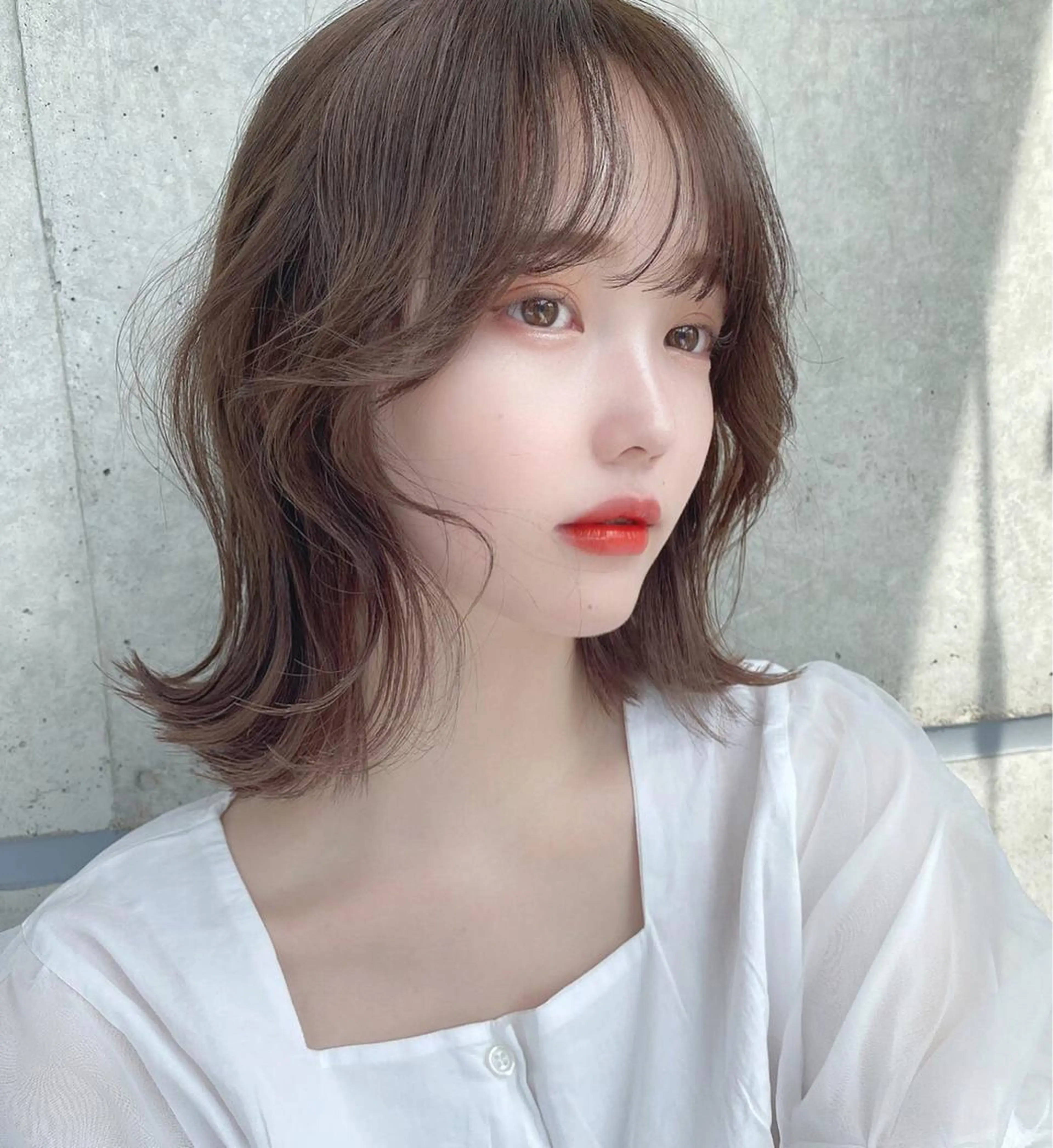 ミディアム カラー 💗🤍透明感カラー 🤍💗kanonのヘアスタイル