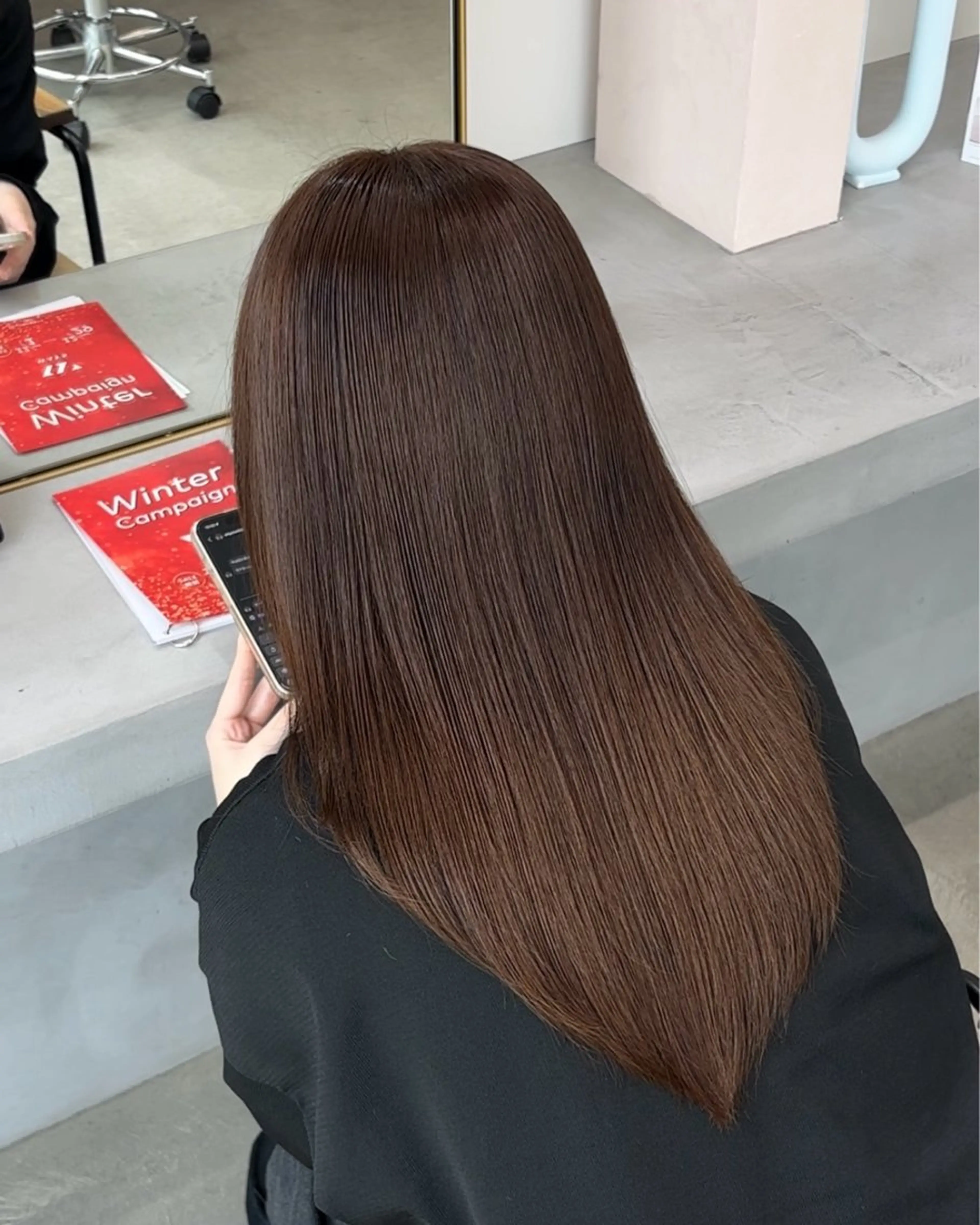 ロング カラー ヘアカラー トリートメント 🐰艶カラー🪙 美髪矯正/AYUNAのヘアスタイル