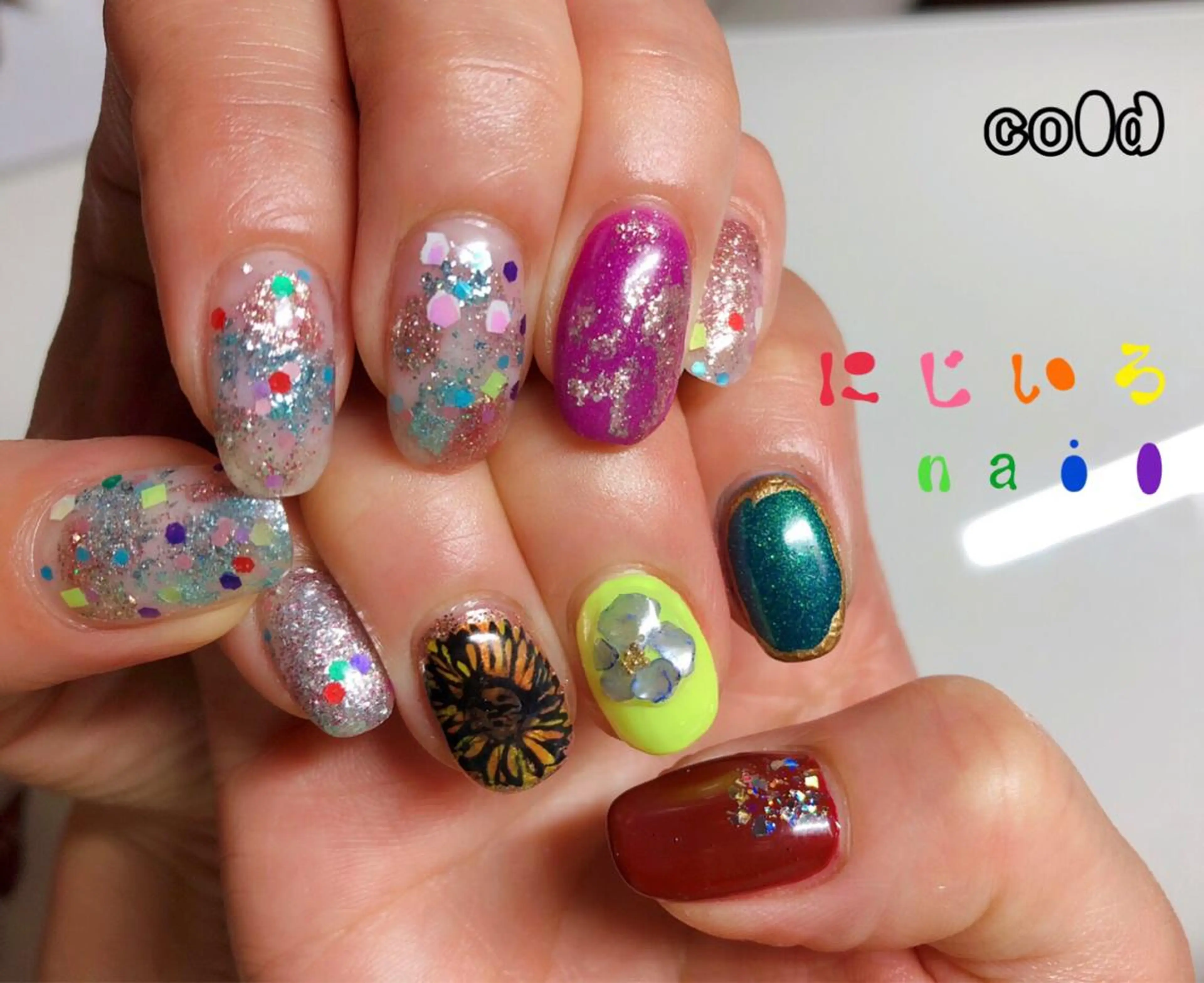 ネイル にじいろ nailのネイルデザイン