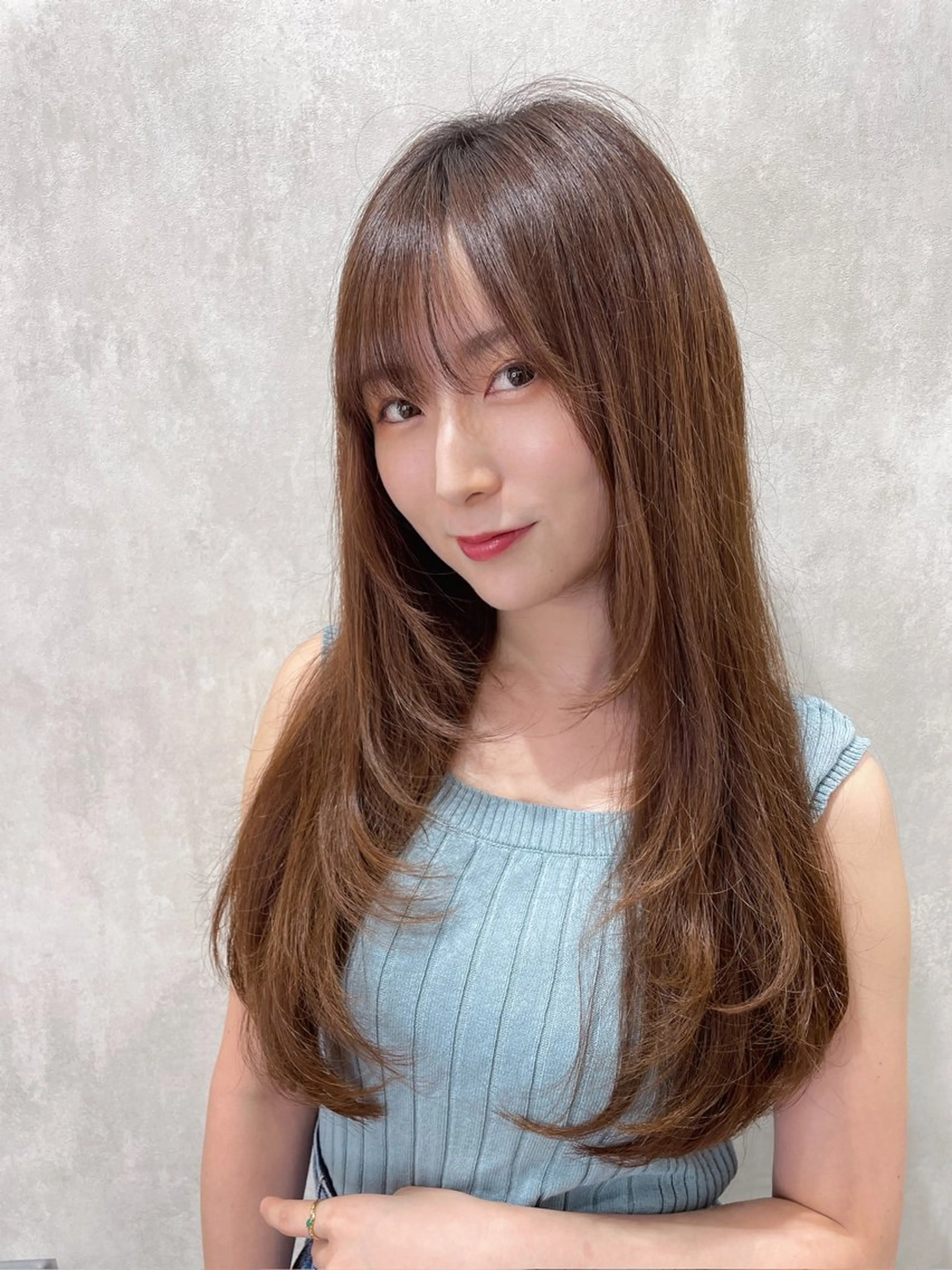 ロング 池袋/韓国/レイヤー 髪質改善/村上けいとのヘアスタイル