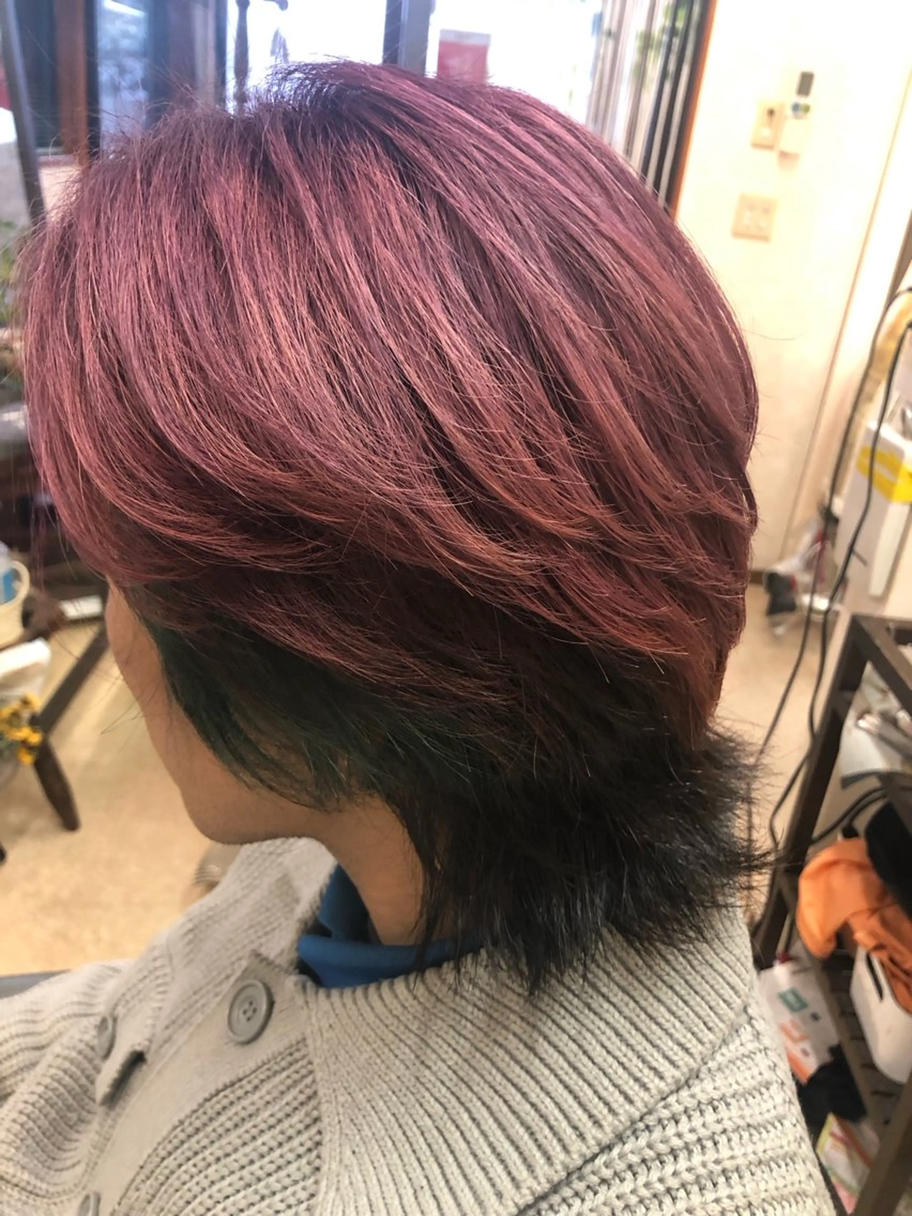 カラー メンズ 石塚 浩のヘアスタイル