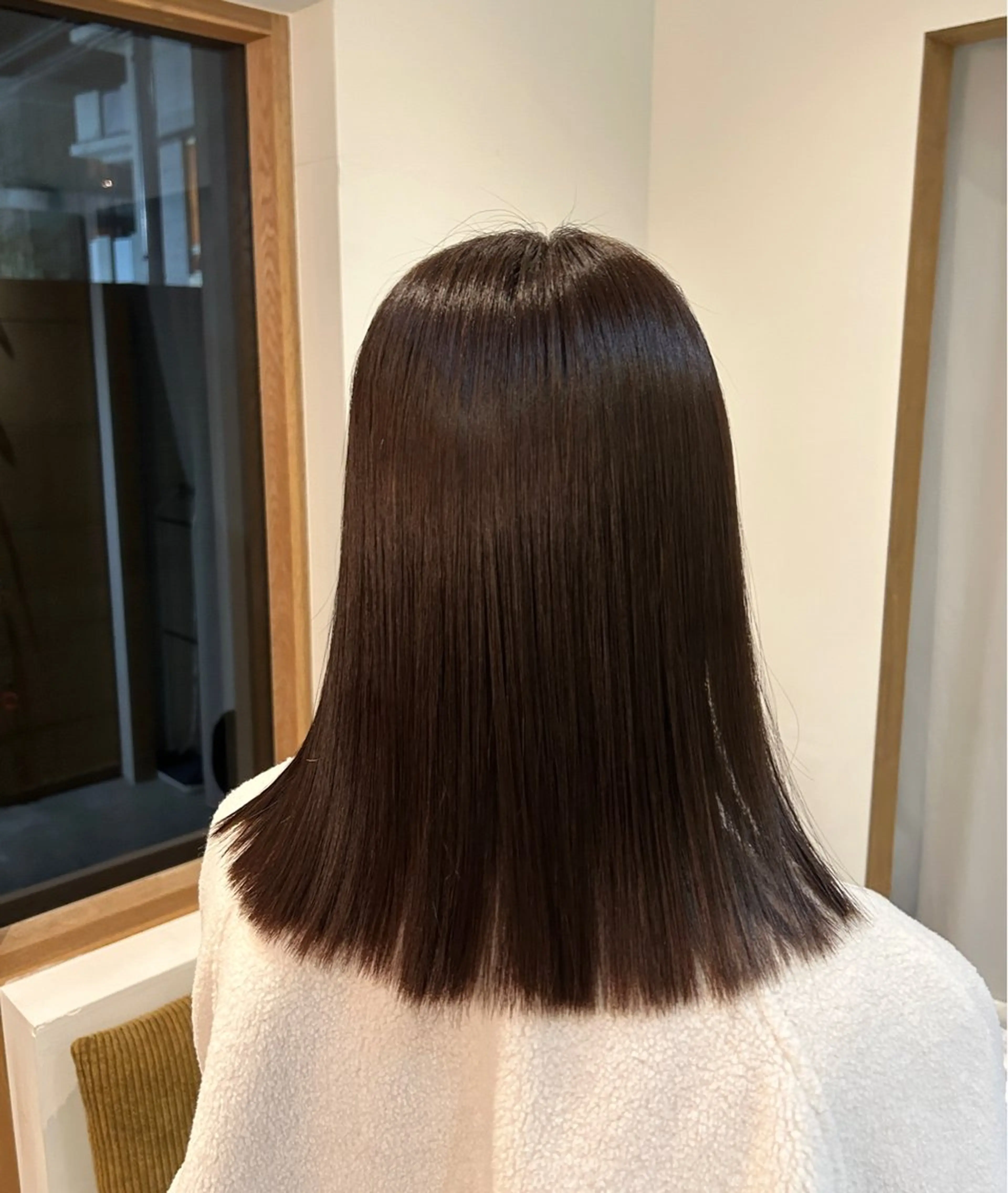 カット(ワンレングス)➕髪質改善オイルストレート✨の写真