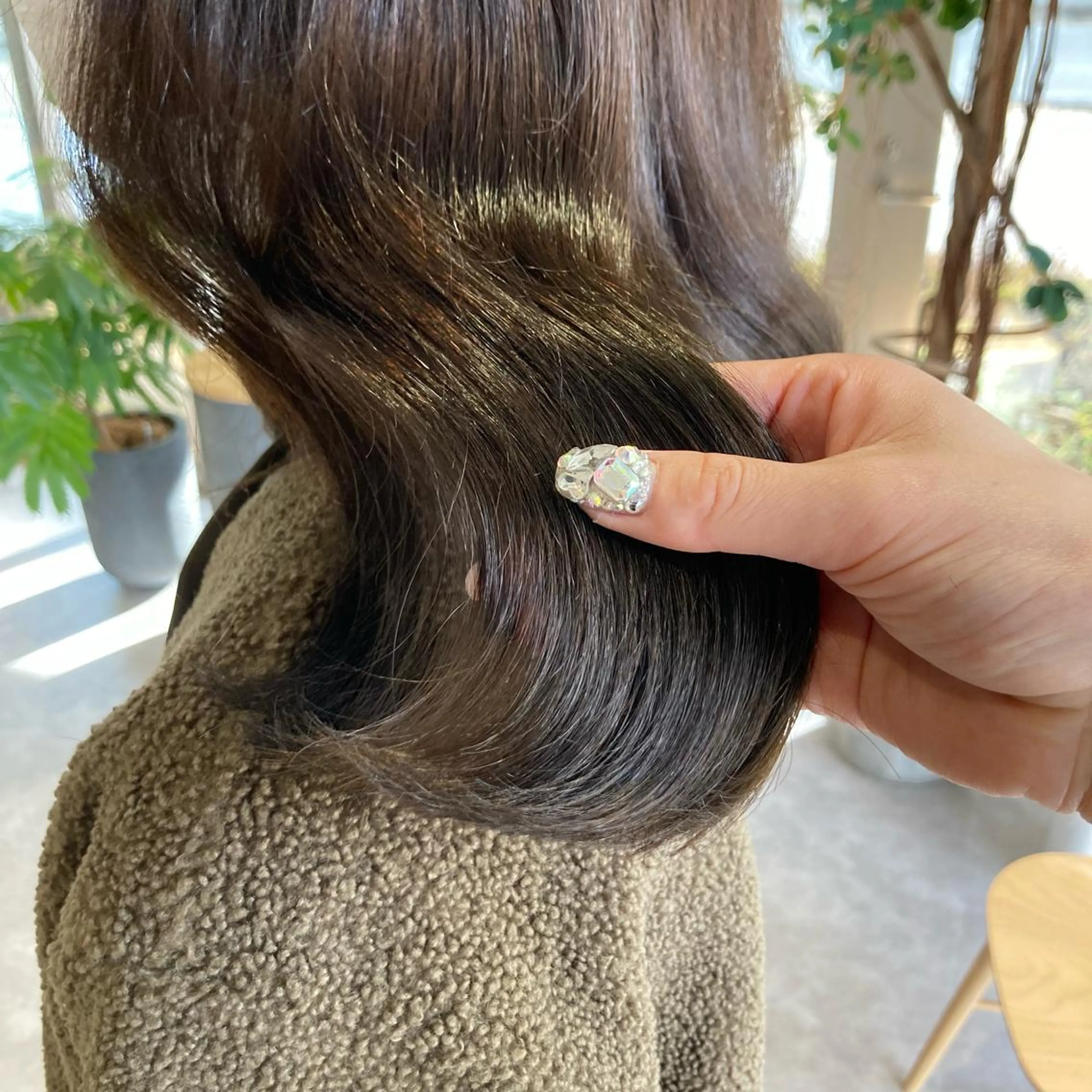 ミディアム カラー 透明感カラー たかはし まいのヘアスタイル