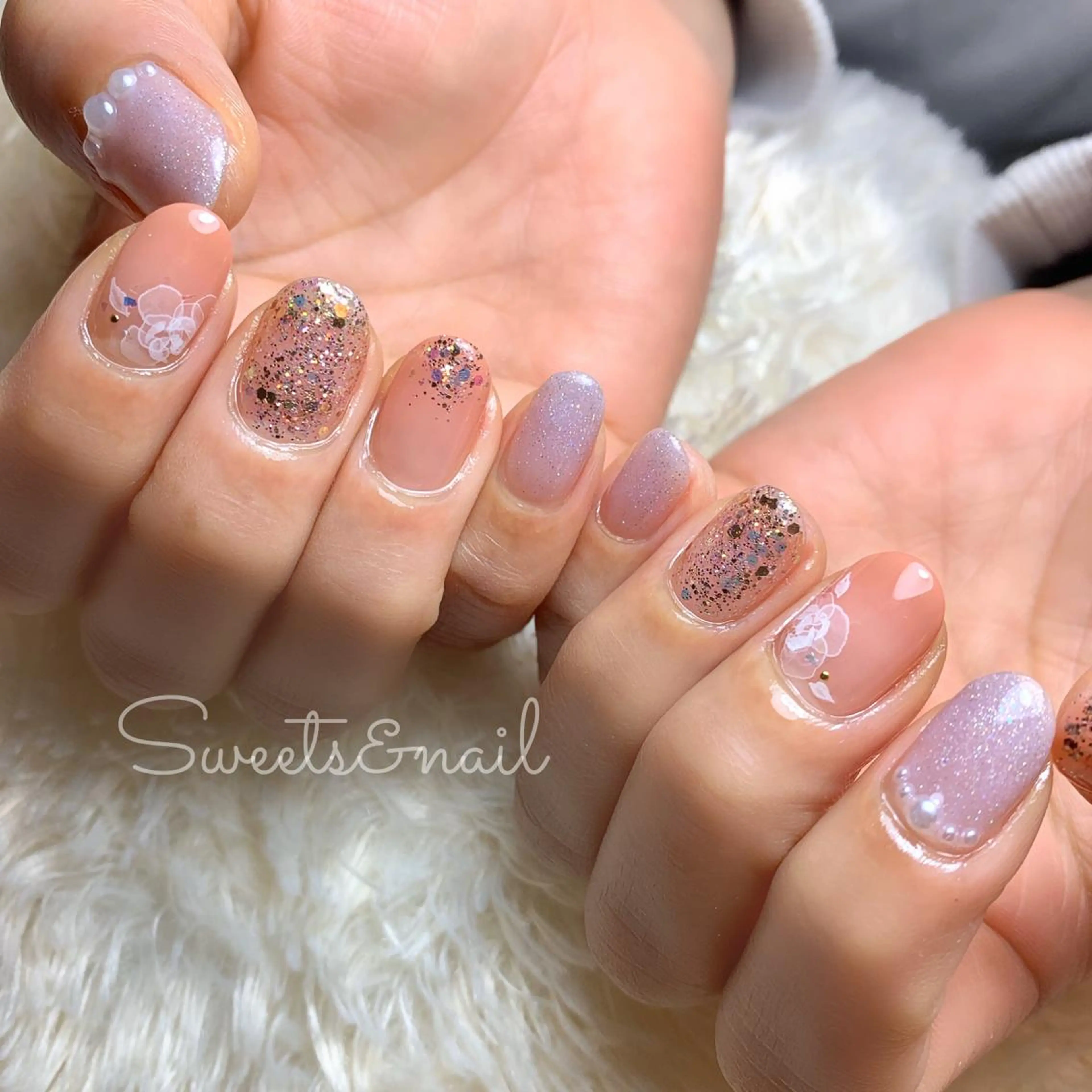 ネイル 春ネイル Sweets＆ nail みなこのネイルデザイン