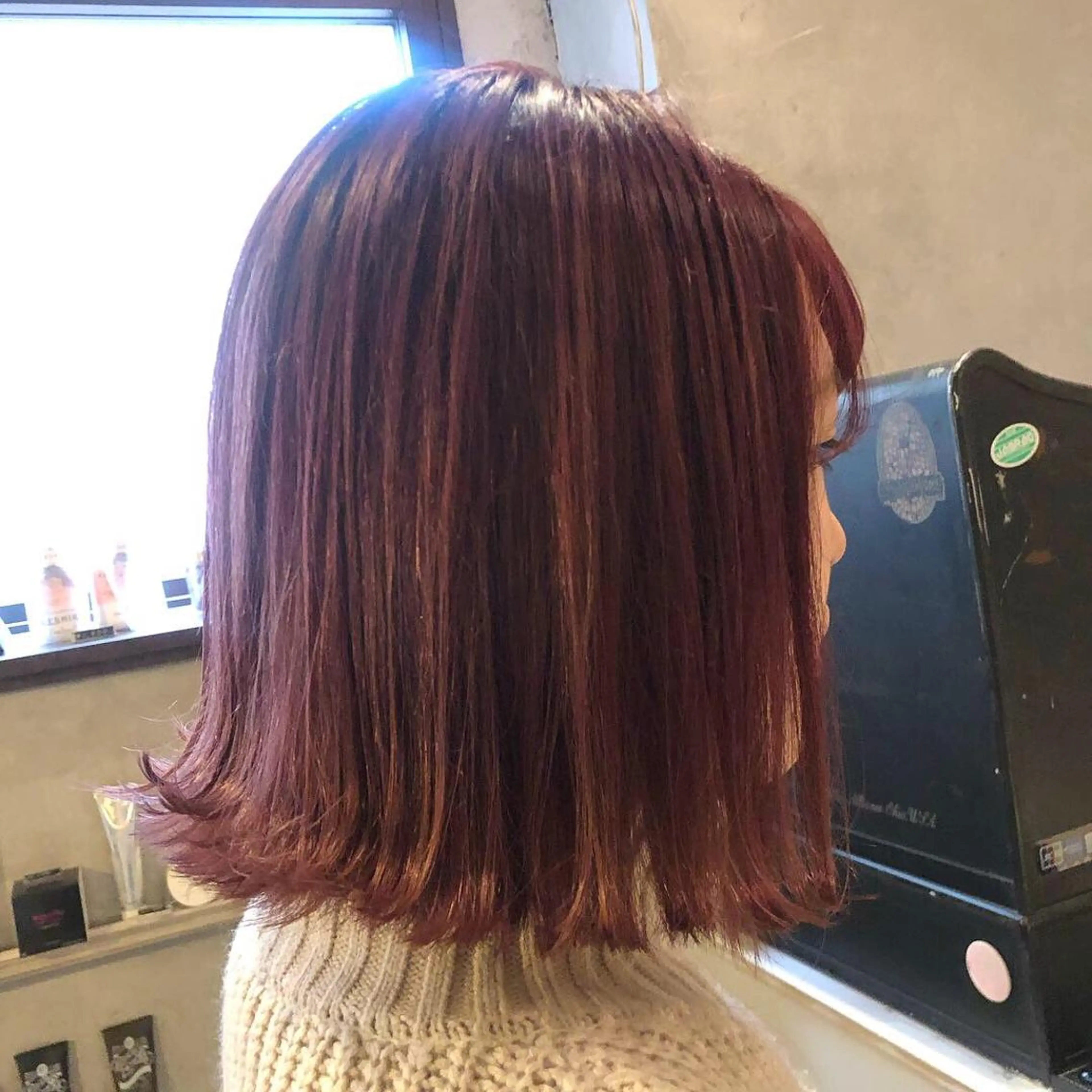 ショート カラー ブリーチ ラベンダーカラー ピンクカラー パープルカラー RUKA 美容院×ネイリストのヘアスタイル