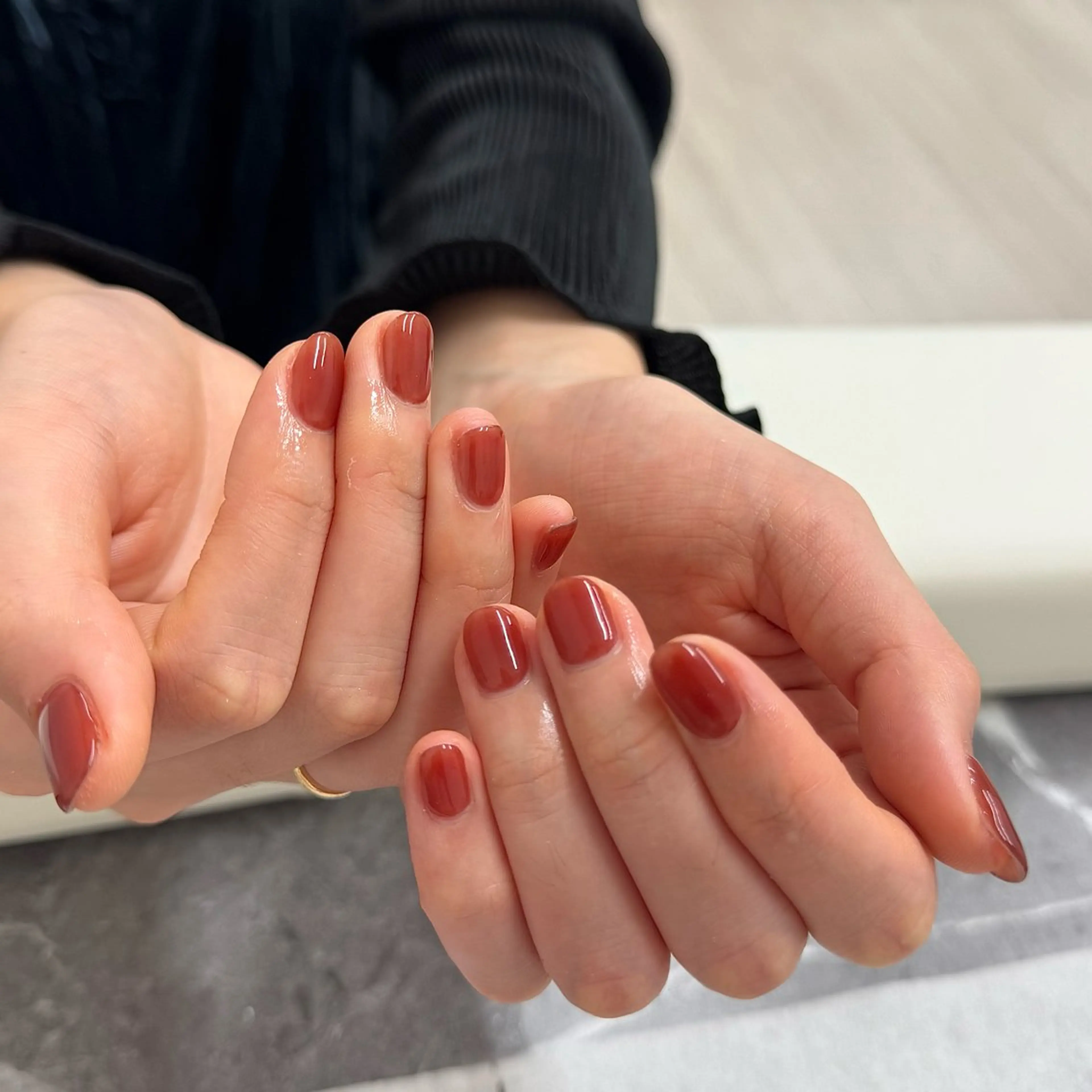 ネイル ワンカラーネイル mm TOKYO所属・れ かとのネイルデザイン