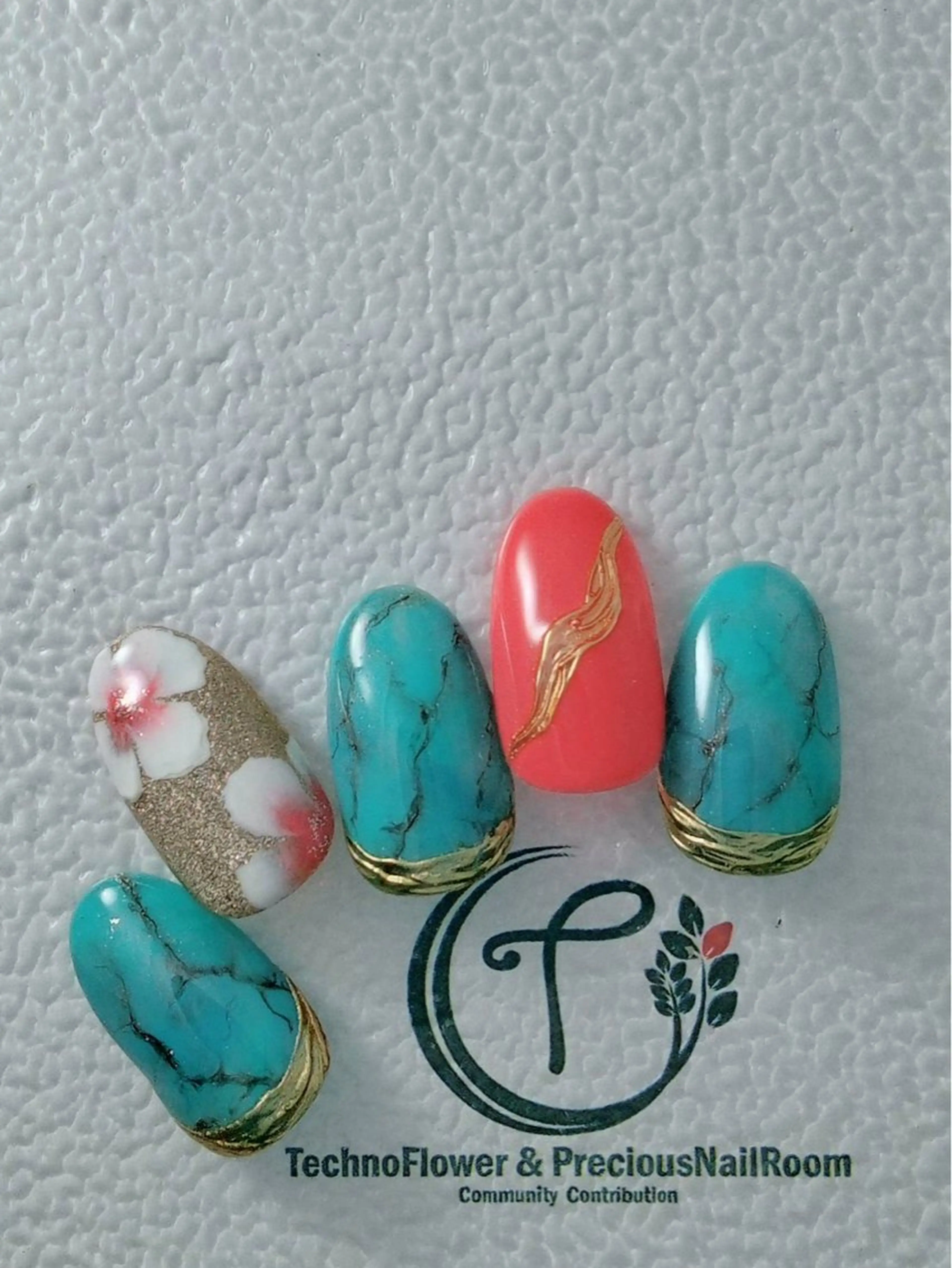 ネイル フラワーネイル precious nail room所属・precious nail  roomのネイルデザイン