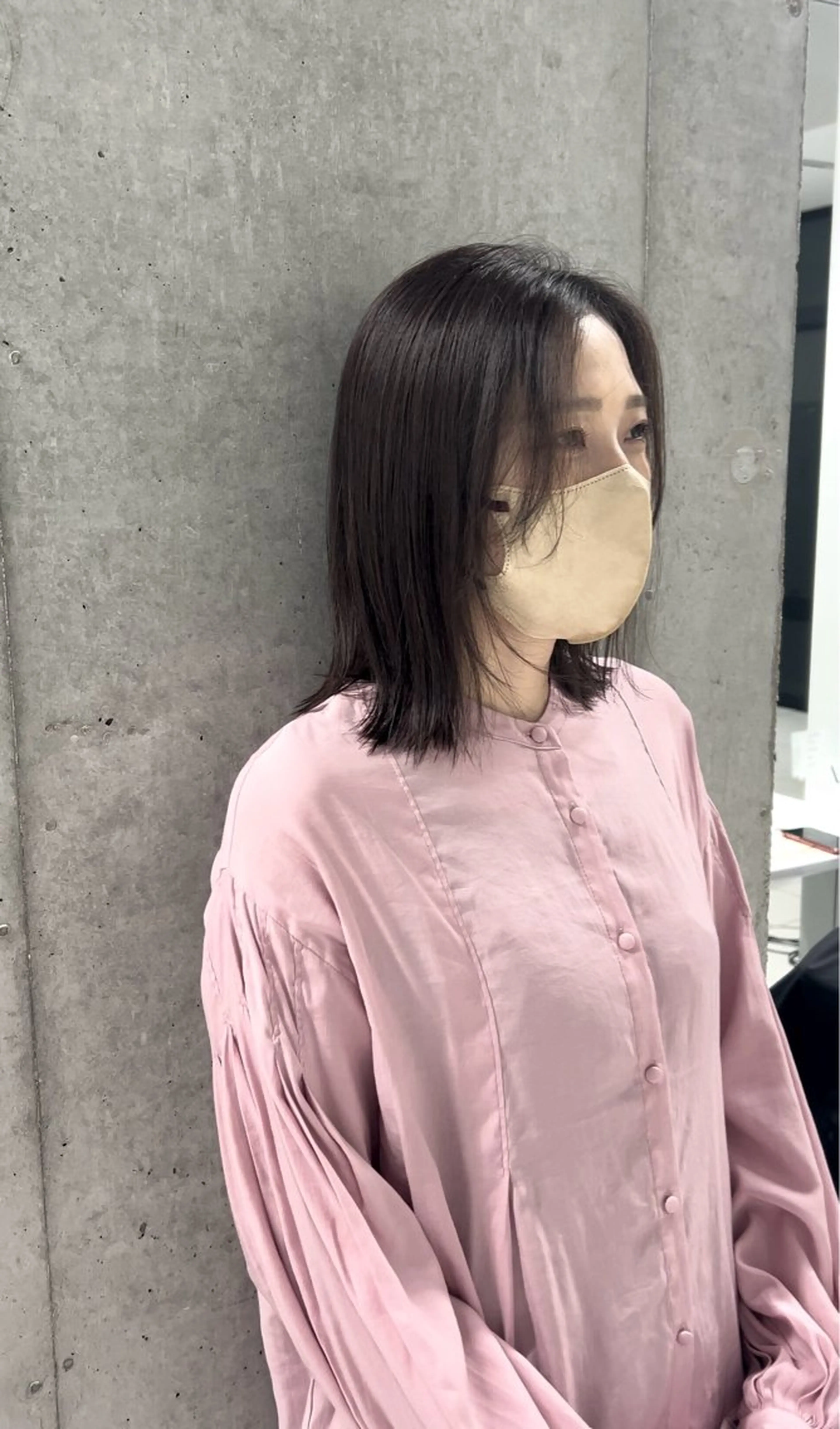 ミディアム カラー 透明感カラー shizuna/平尾 /カラー/髪質改善のヘアスタイル