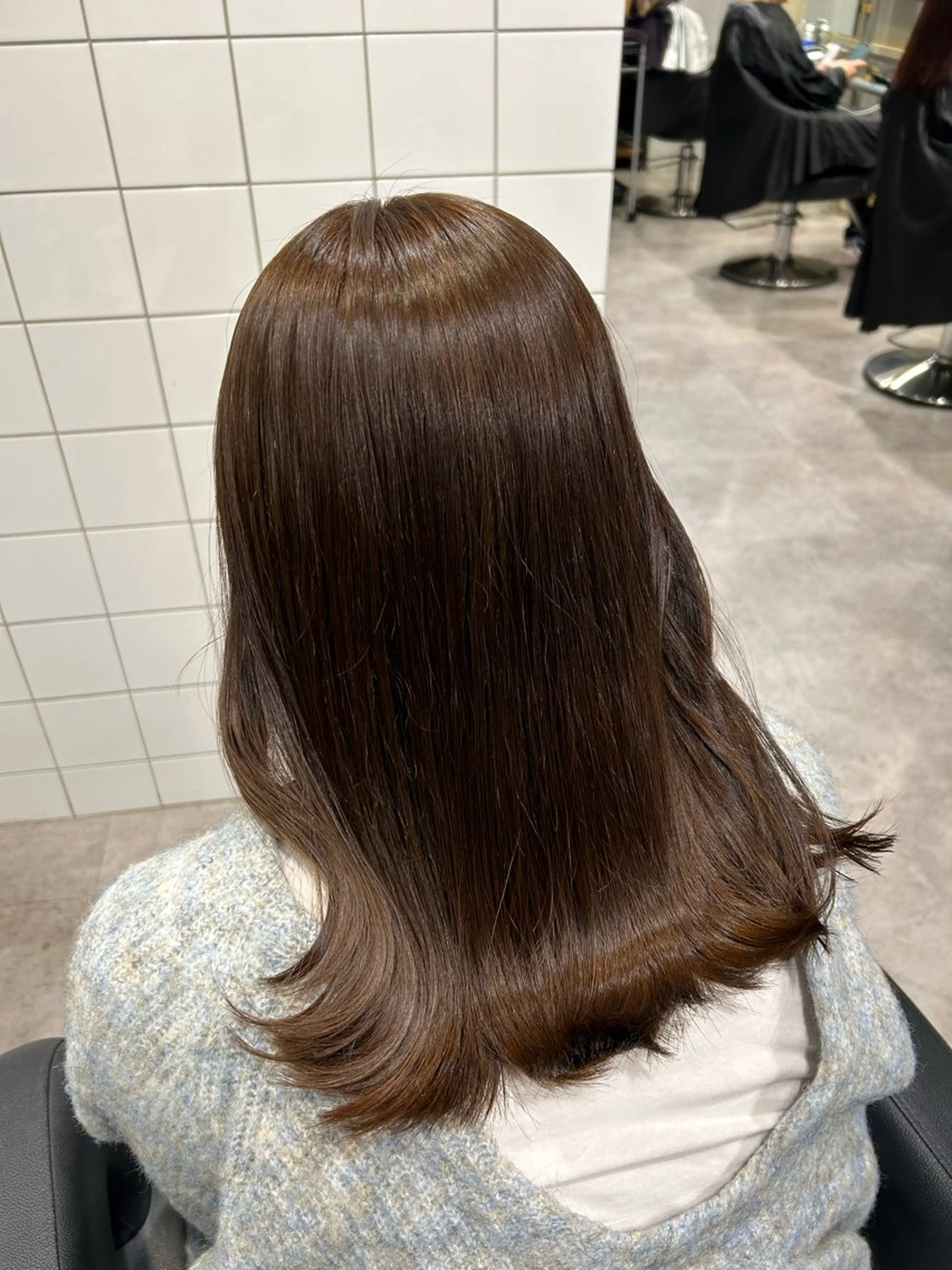 ミディアム カラー 愛結 暖色カラー🎀🩰のヘアスタイル