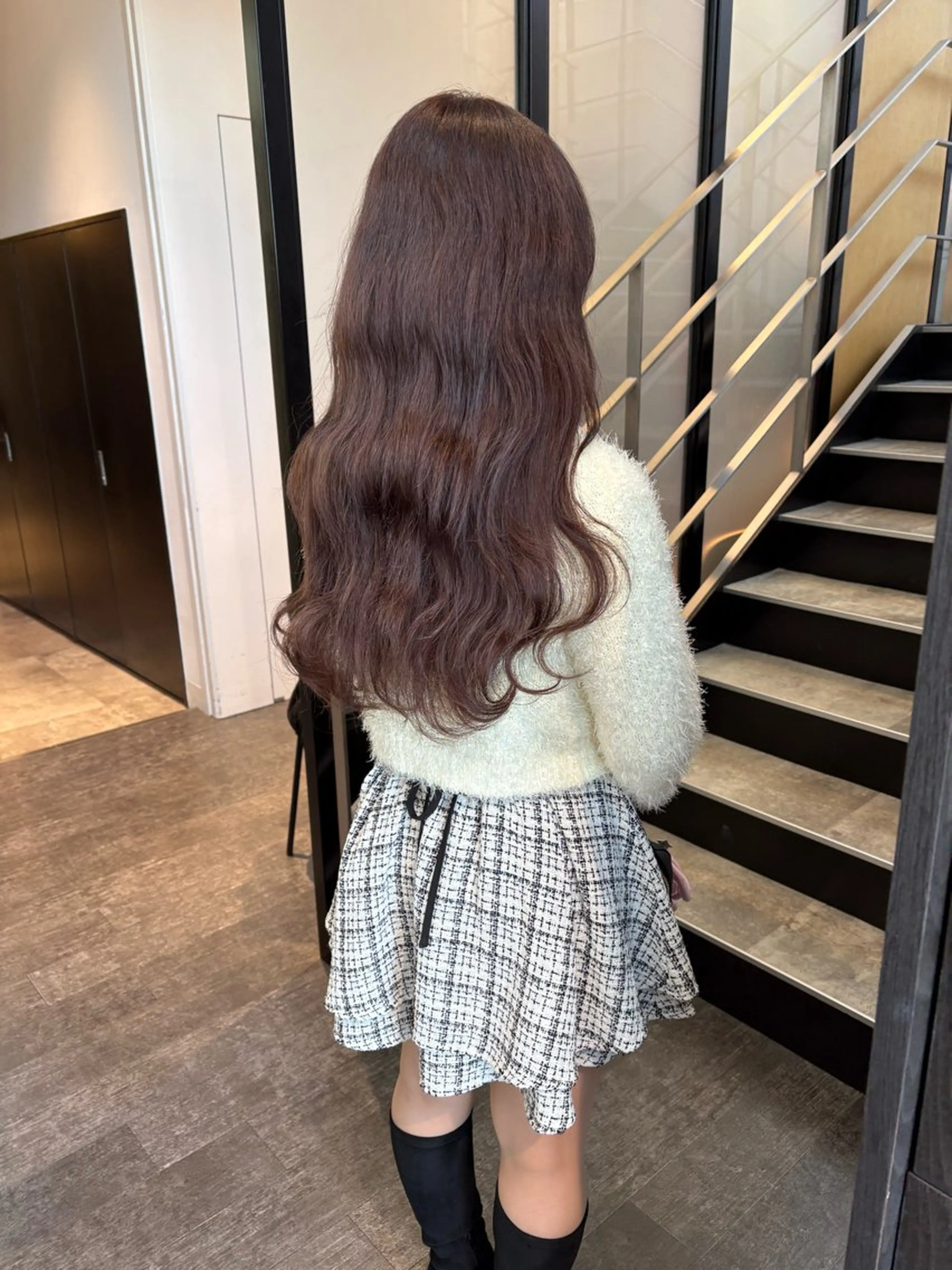 ロング カット ヘアカラー mao | 柔らか艶カラー🫧のヘアスタイル