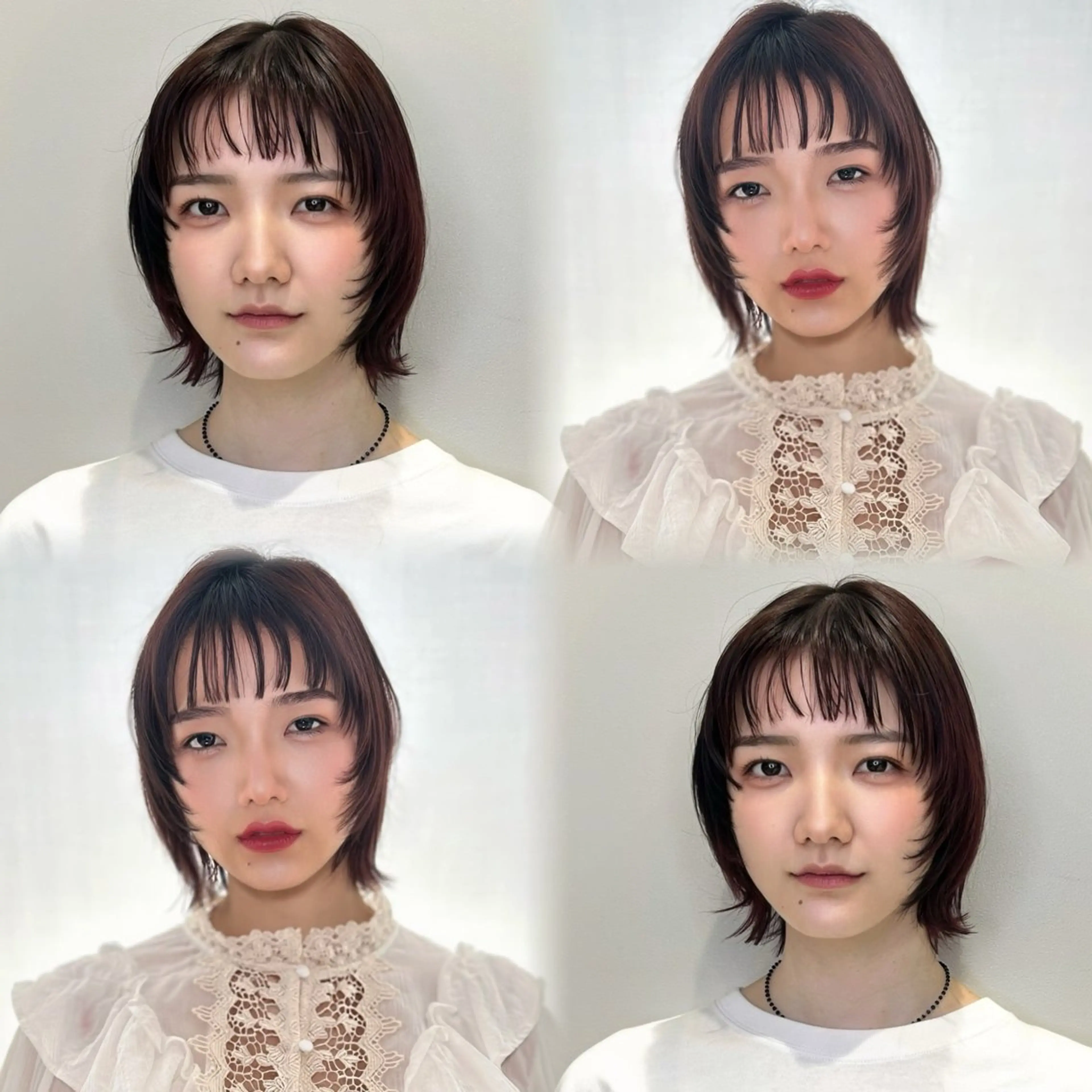 ショート カラー カット ヘアカラー トリートメント 透明感カラー×レイヤ ー🧊横田 冴のヘアスタイル