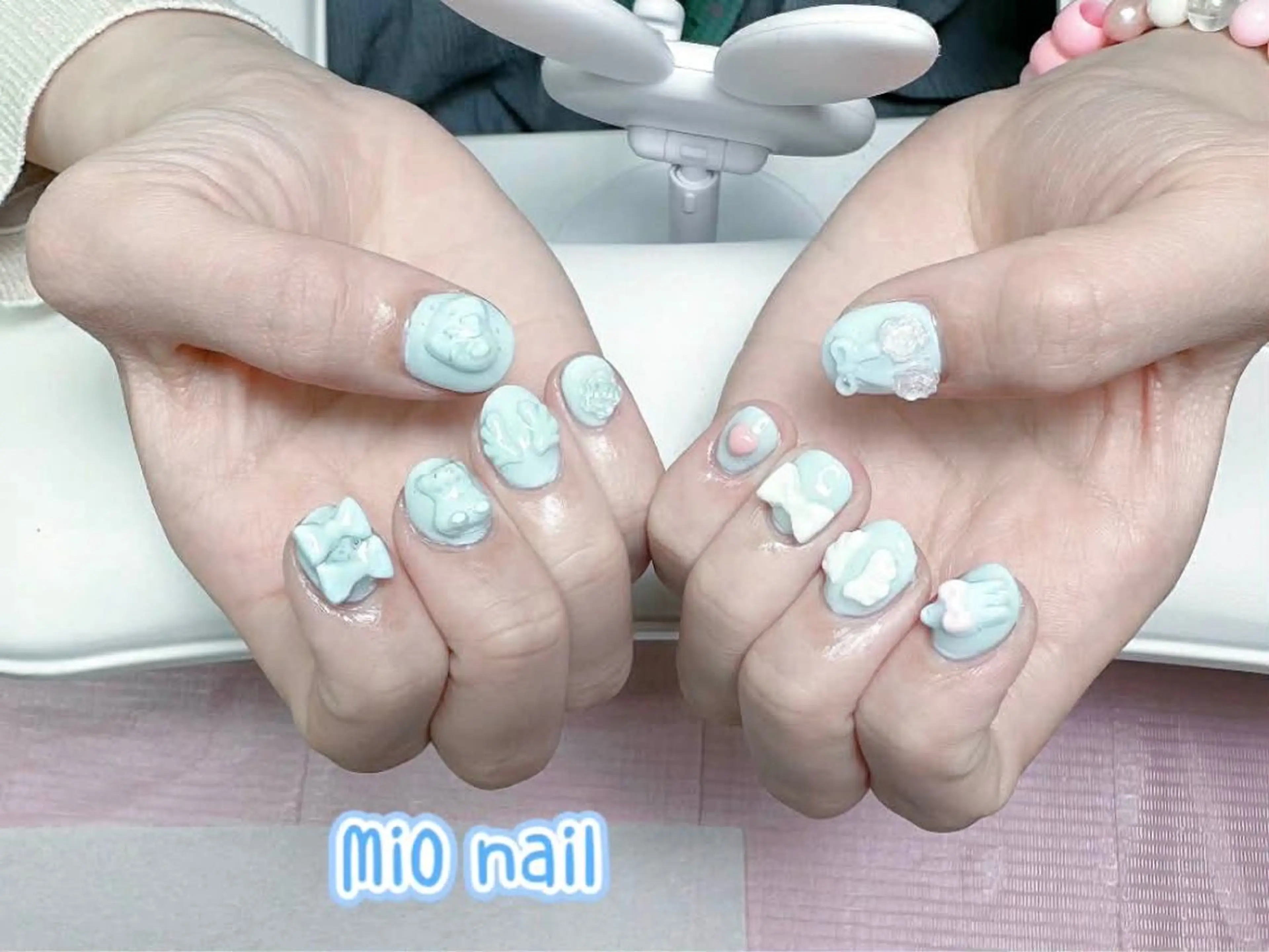 ネイル ジェルネイル 韓国ネイル 持ち込み オフィスネイル ワンホンネイル MiO Nail所属・MiO nailのネイルデザイン