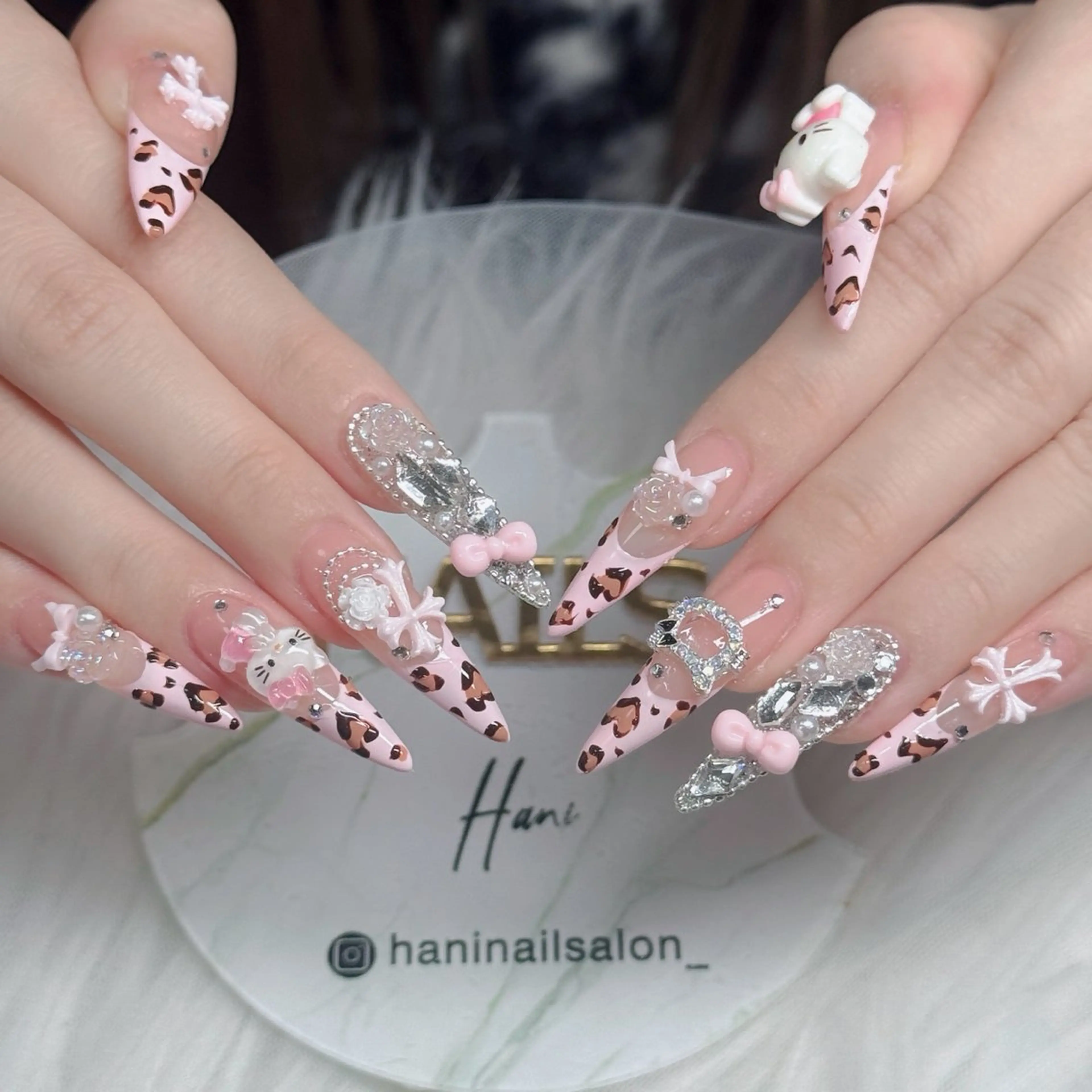 ネイル フットネイル フレンチネイル グラデーション 韓国ネイル ロングネイル ハンドネイル Hani Nail Salonのネイルデザイン