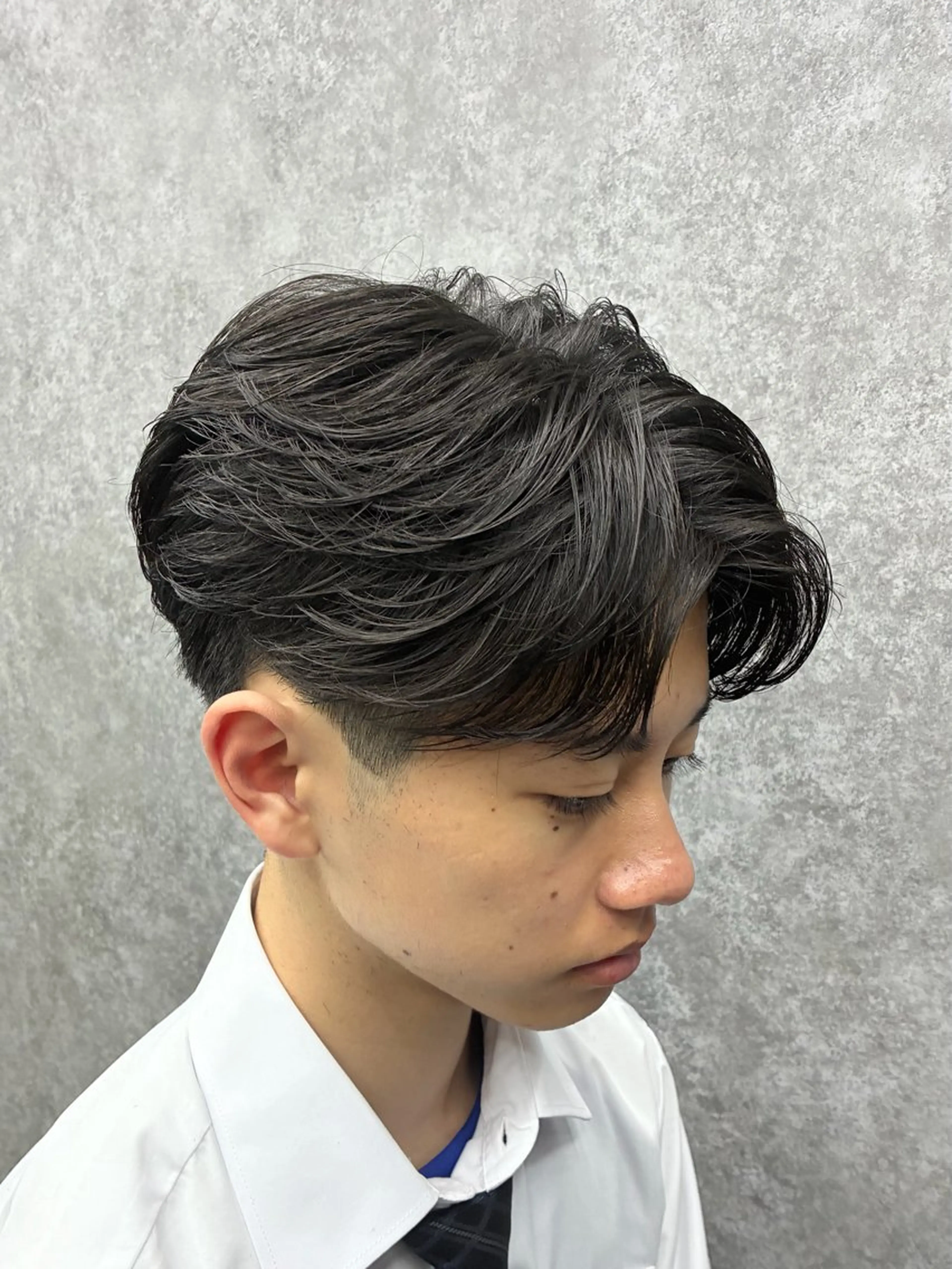パーマ メンズ カット パーマ 深野 ちさとのヘアスタイル
