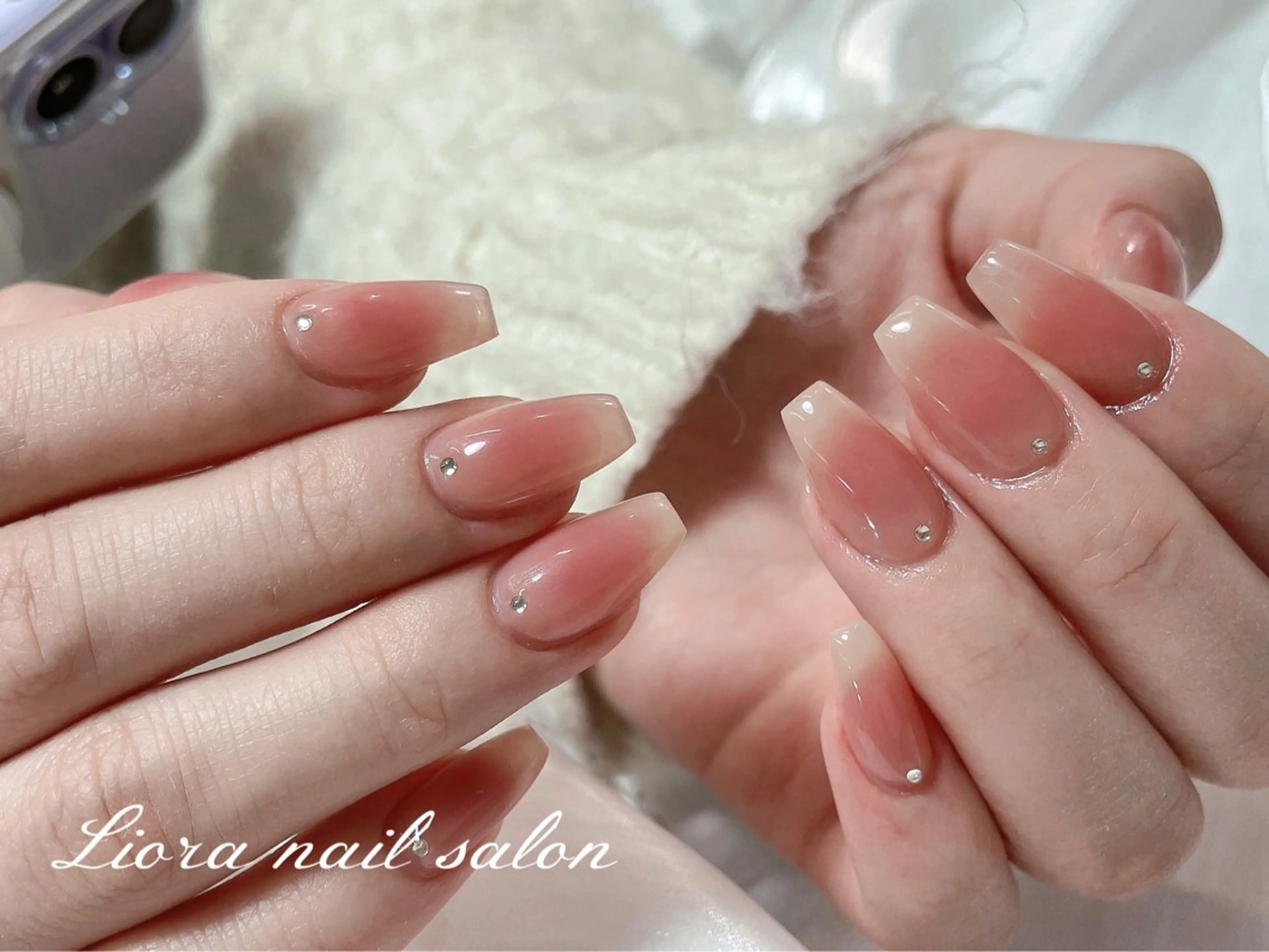 ネイル チークネイル フットネイル フレンチネイル ジェルネイル ガーリー ハンドネイル ハンドケア Liora nail スカルプ専門店のネイルデザイン