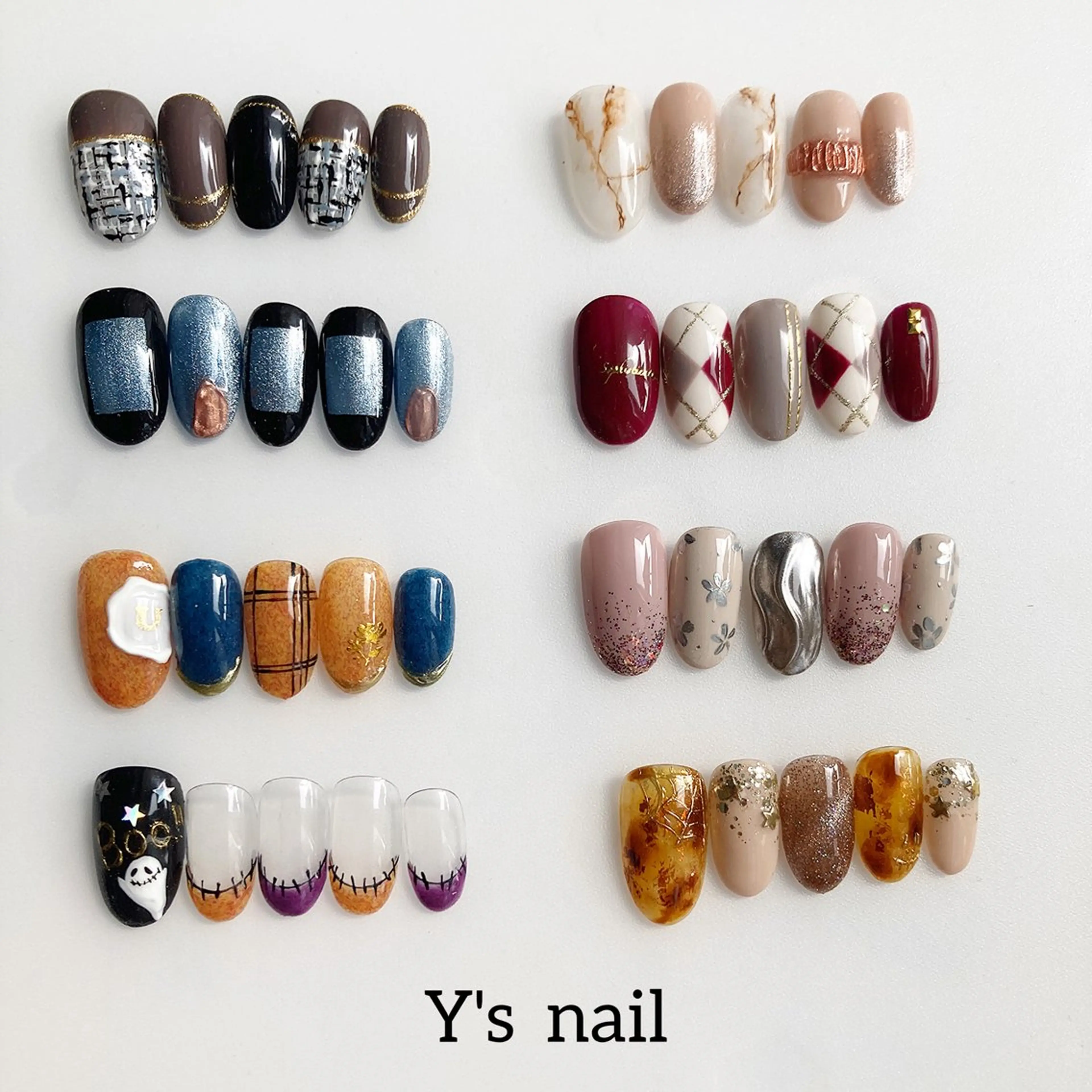 ネイル ハロウィン 手書きが得意🖌️ Y’s  nailのネイルデザイン