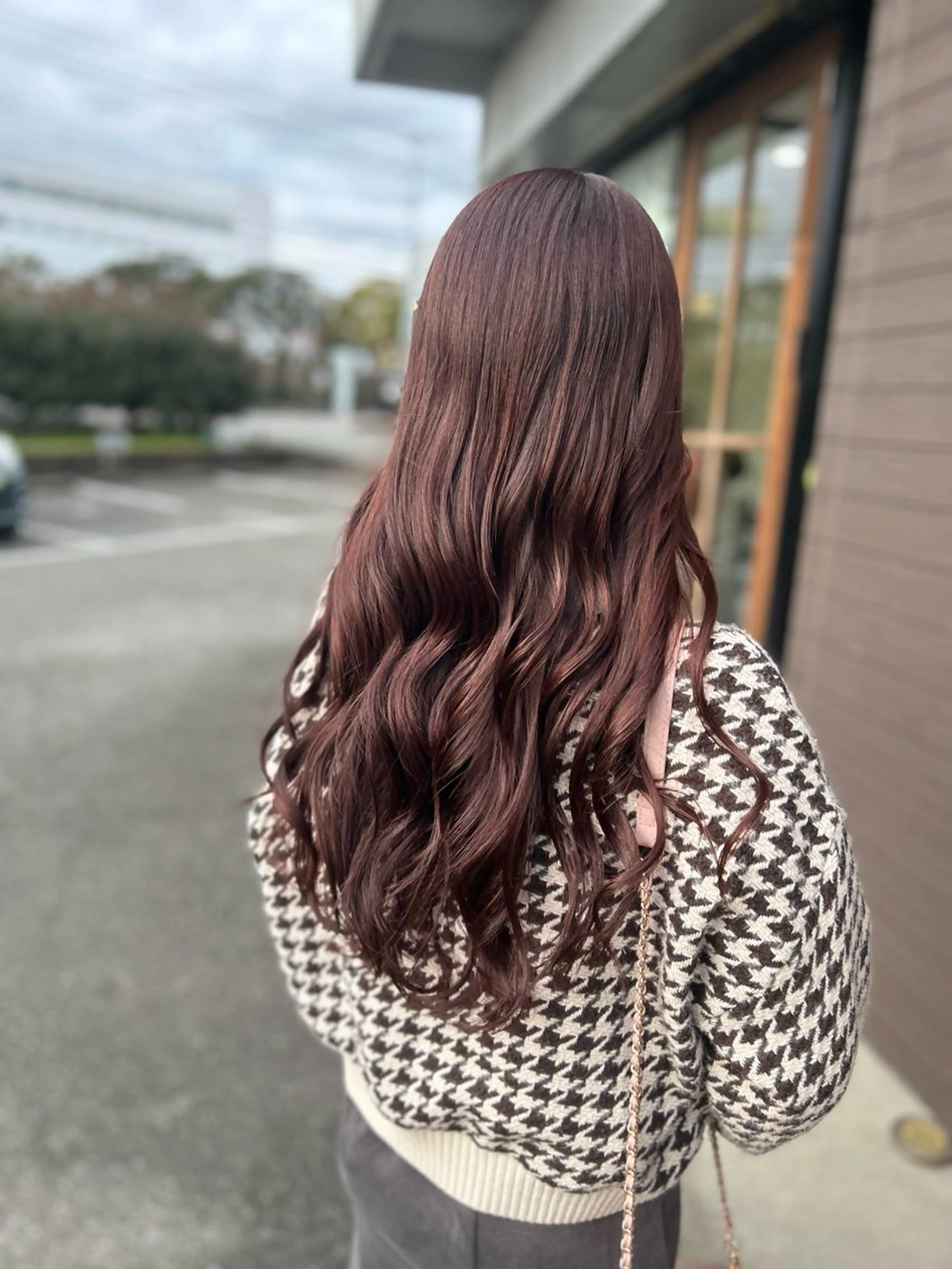 ロング カラー ヘアアレンジ 🤍 minaのヘアスタイル