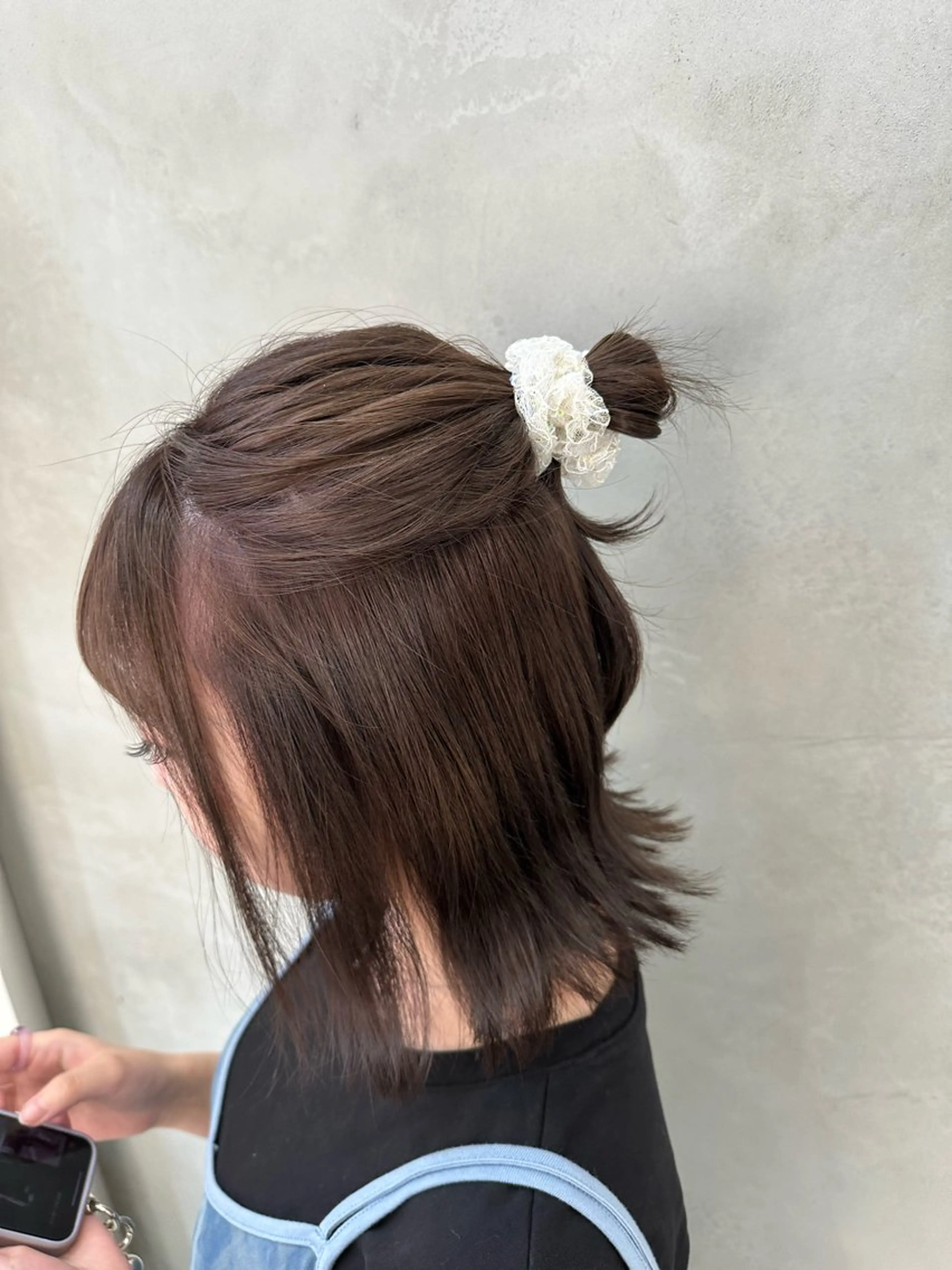 セミロング カラー さあや 【透け感/艶感】のヘアスタイル