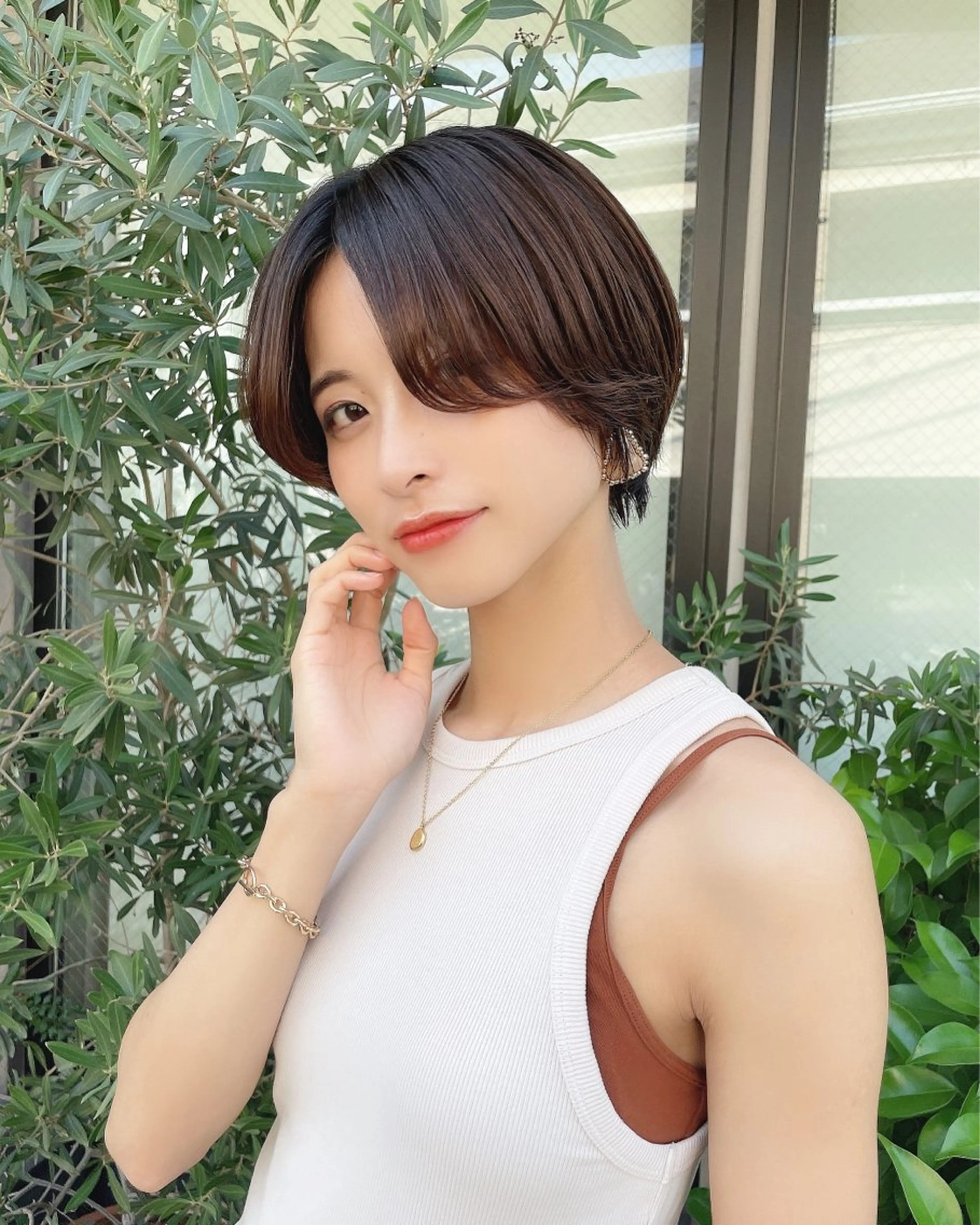 ショート ゆい 似合わせカットのヘアスタイル