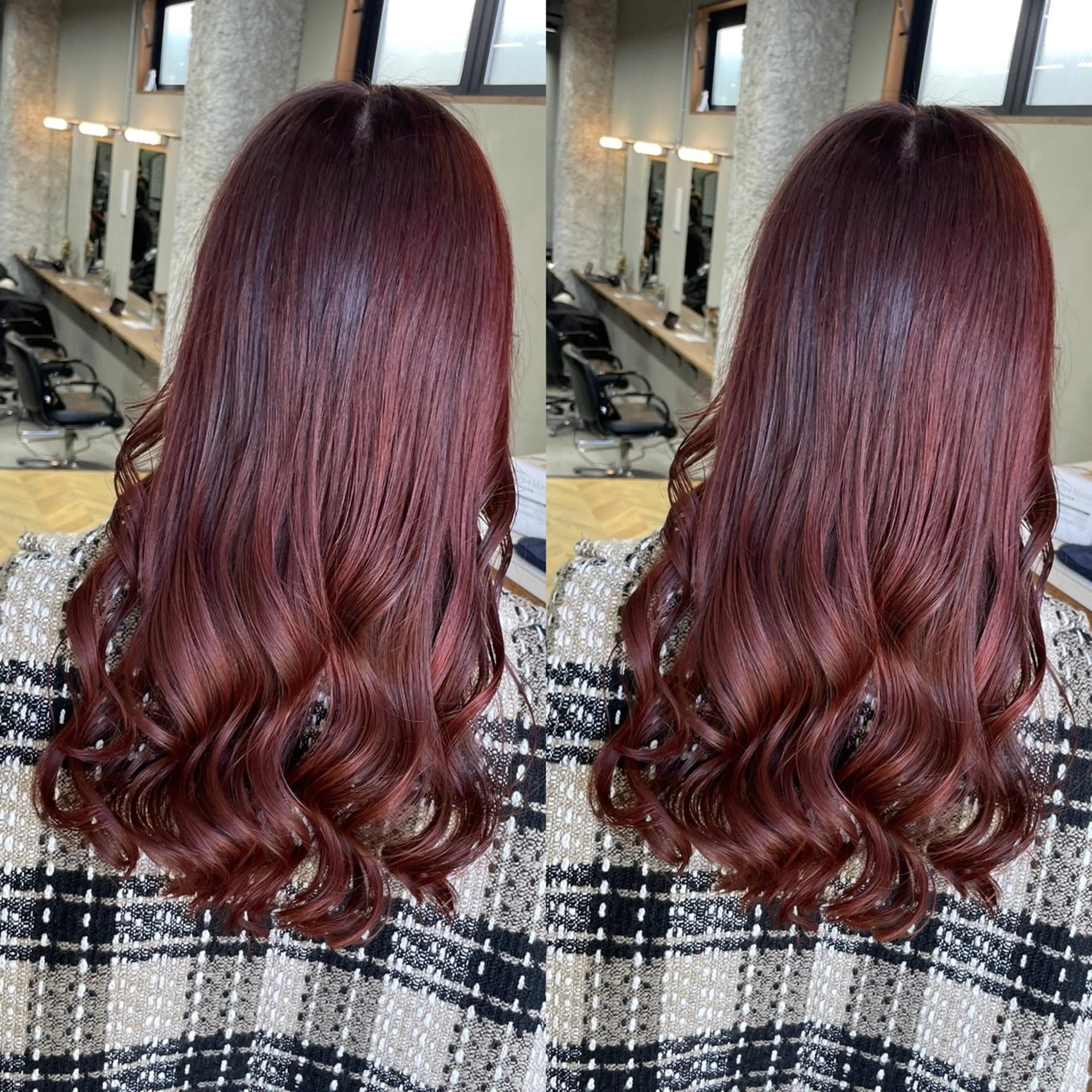 ロング MOMO KAのヘアスタイル