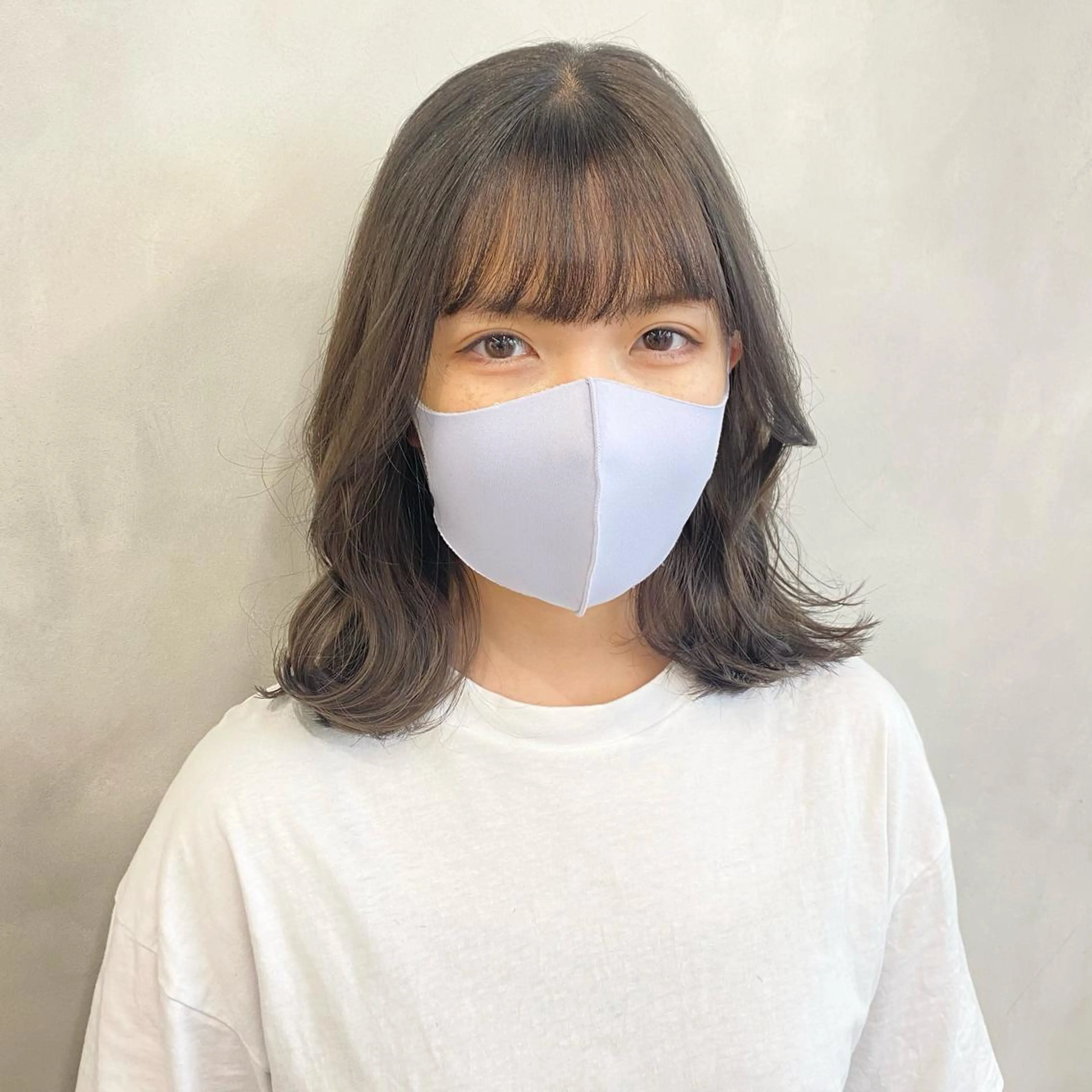 ミディアム カラー 🩵ブリーチカラー 🐈MIORI🩵のヘアスタイル