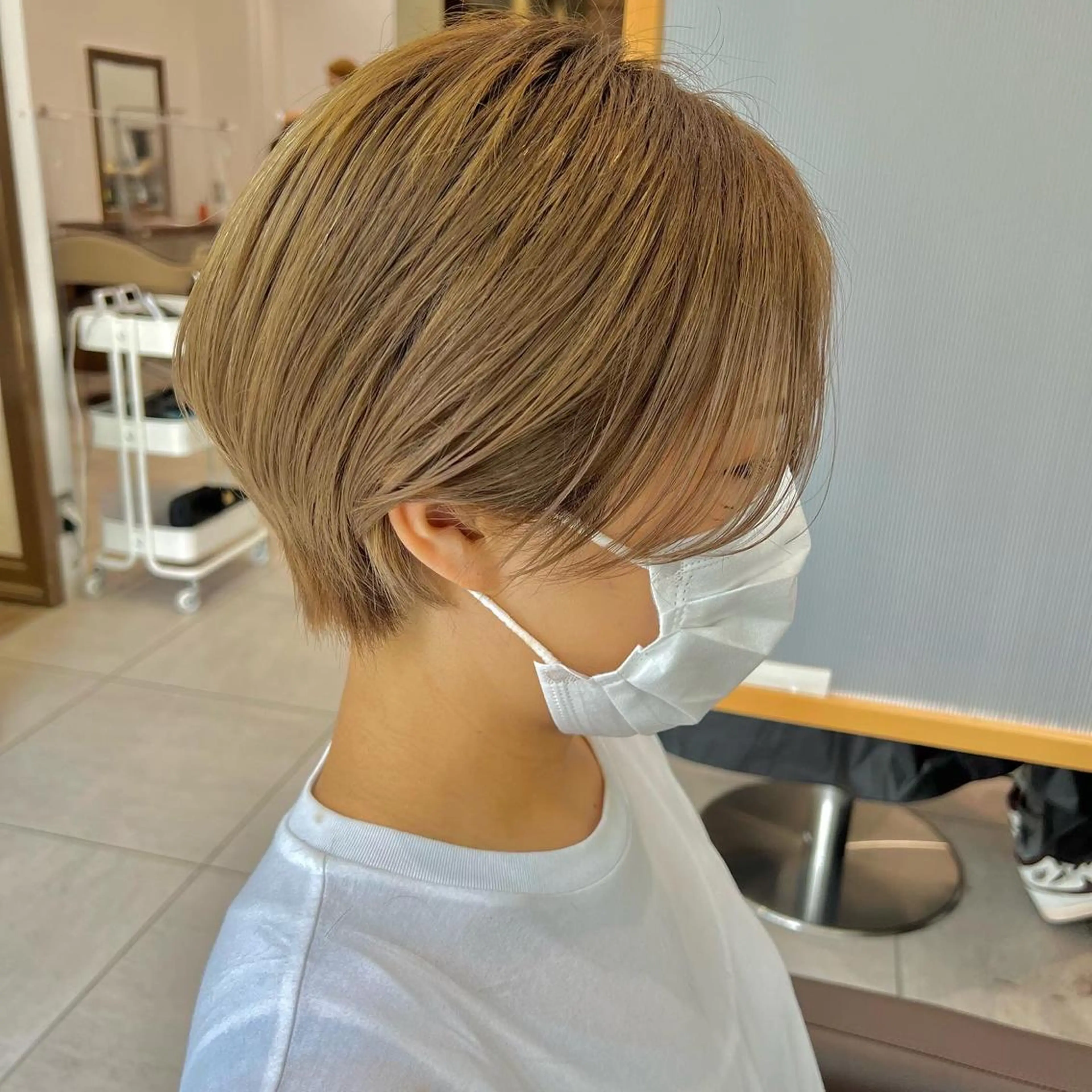 ショート カット ヘアカラー トリートメント 大人ショート/ 高下将一のヘアスタイル