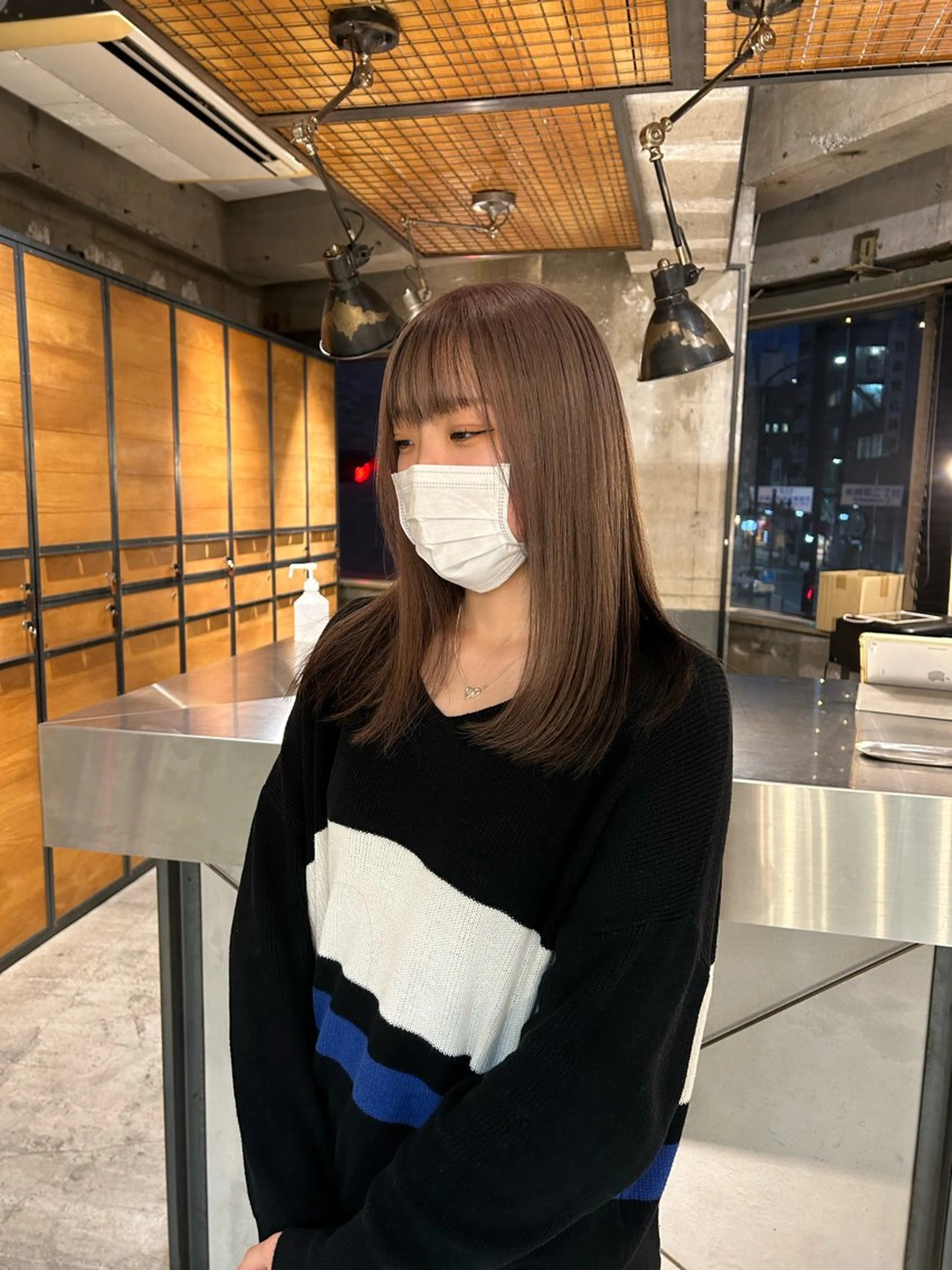 セミロング カラー ブリーチ 海外レイヤー /NAGISAのヘアスタイル