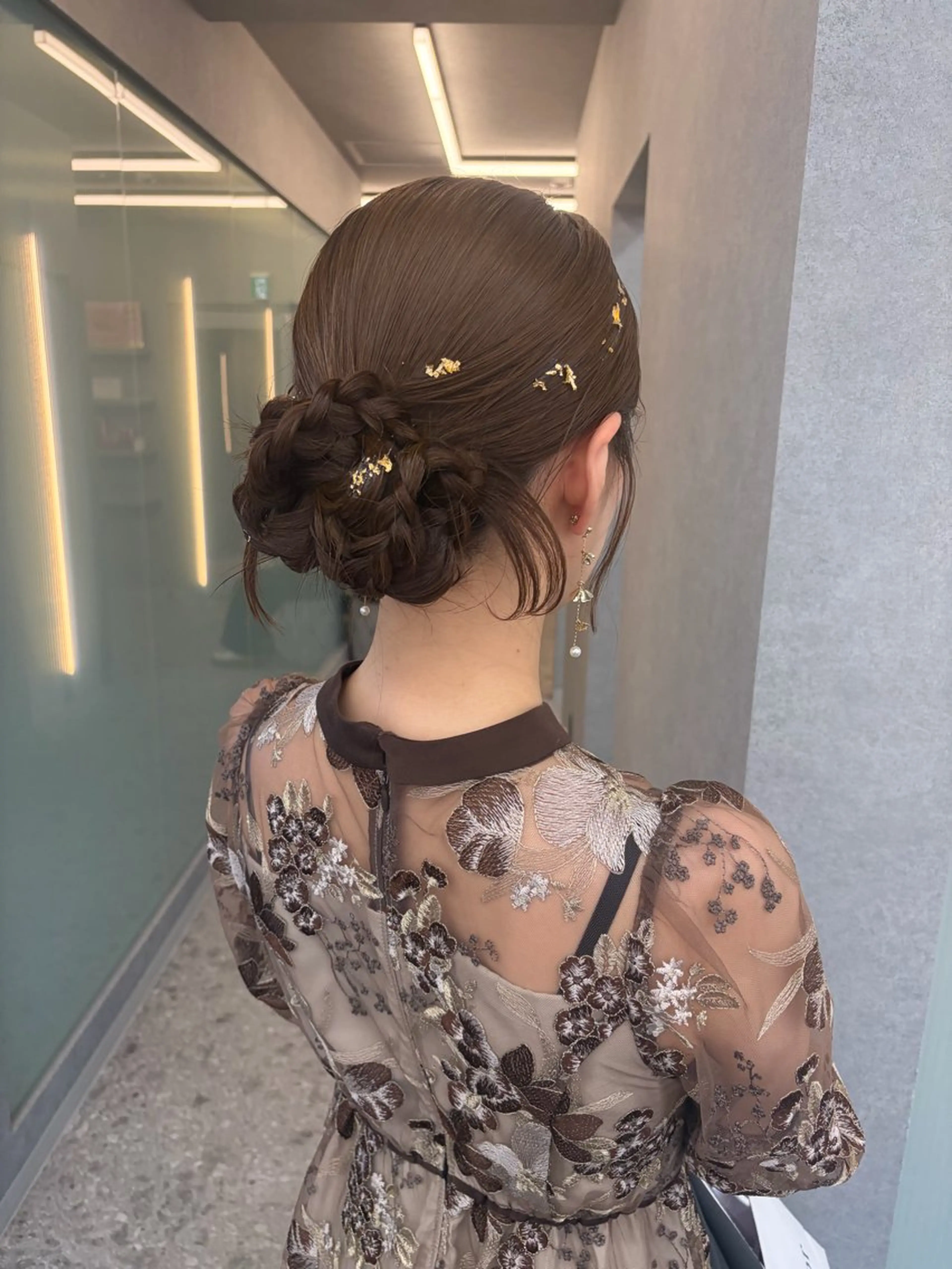ヘアアレンジ 結婚式・ブライダル ヘアセット saya🍀/透明感 カラー/ヘアセットのヘアスタイル