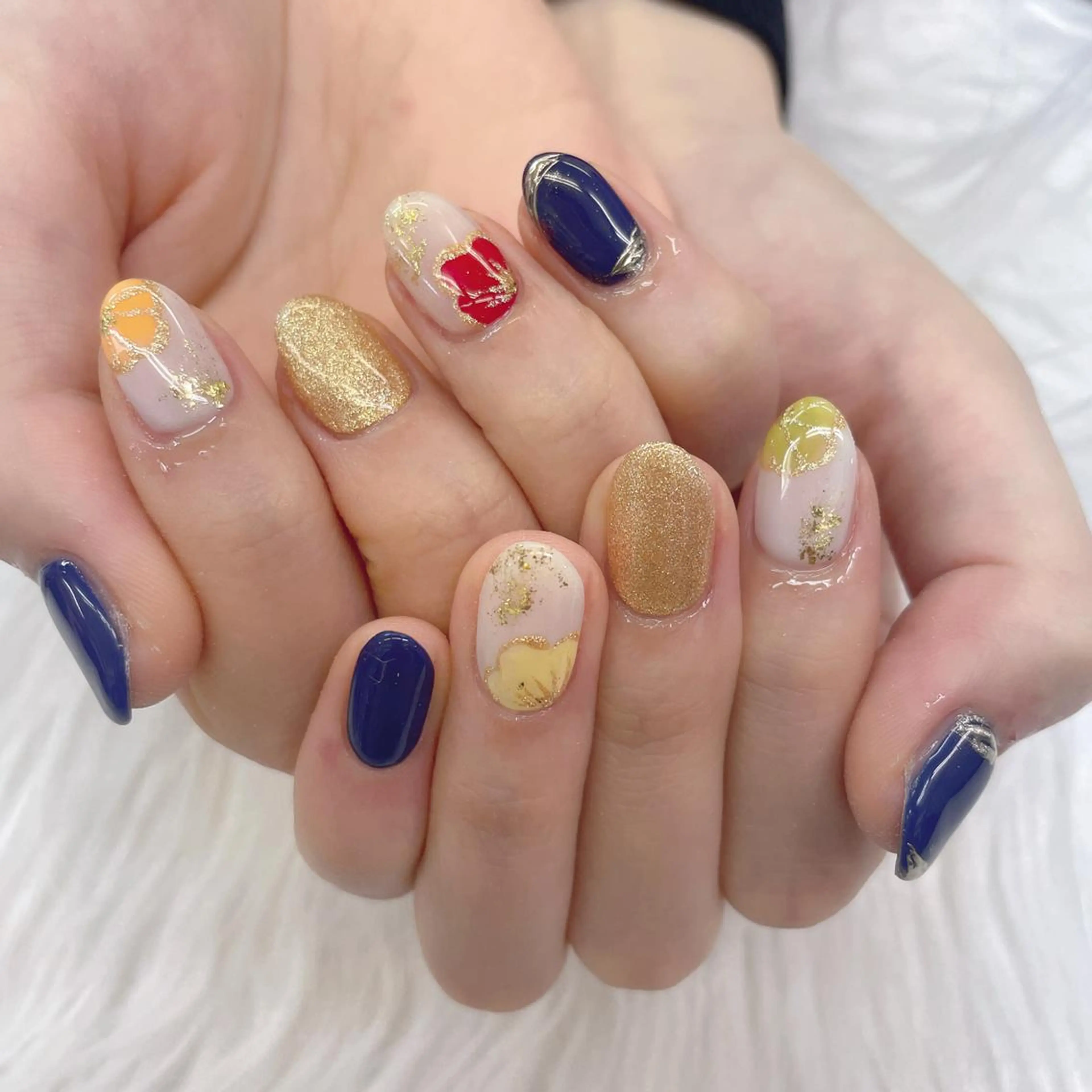 ネイル 🦋ネイルサロン ブラン🌈ゆりのネイルデザイン