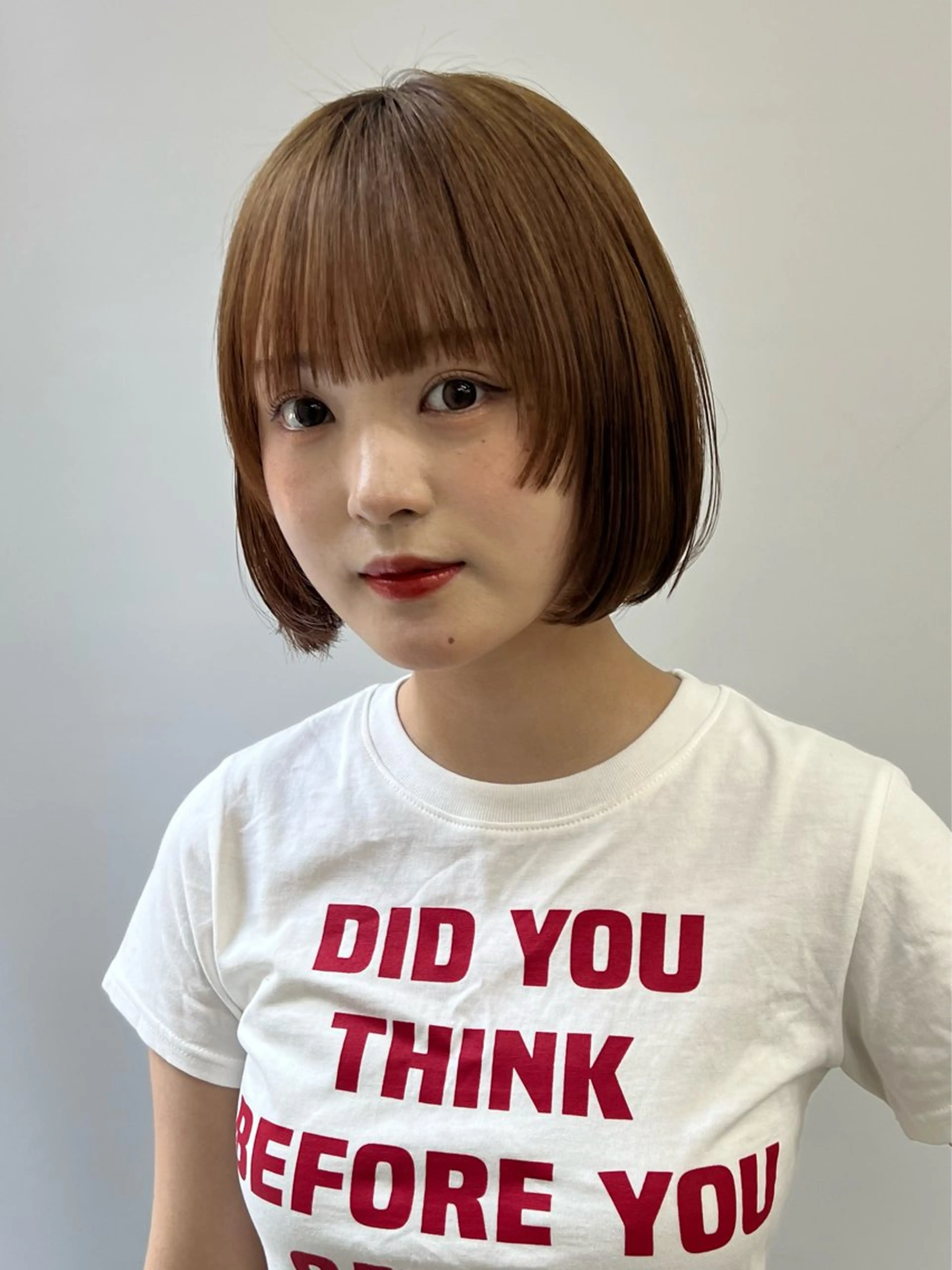 セミロング ボブ mee.所属・ボブ/メンズショート /あづき⭐️のヘアスタイル